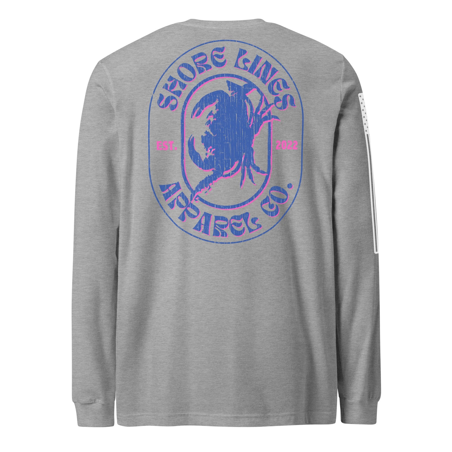 Shore Lines Retro | Long Sleeve P-athletic-Shore Lines Apparel Co.