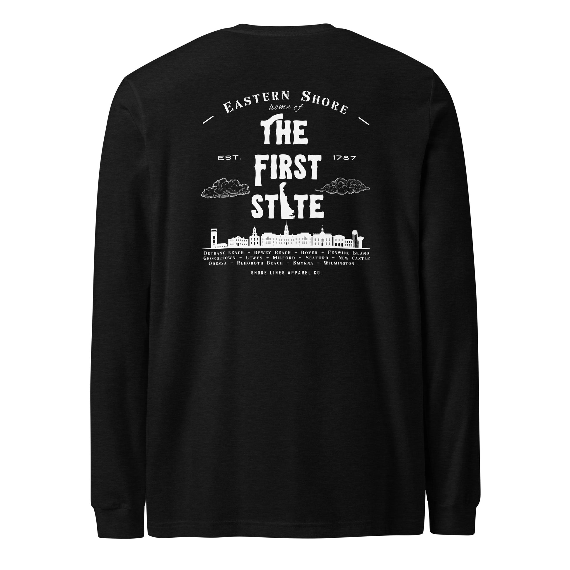 The First State | Core LS-black-Shore Lines Apparel Co.