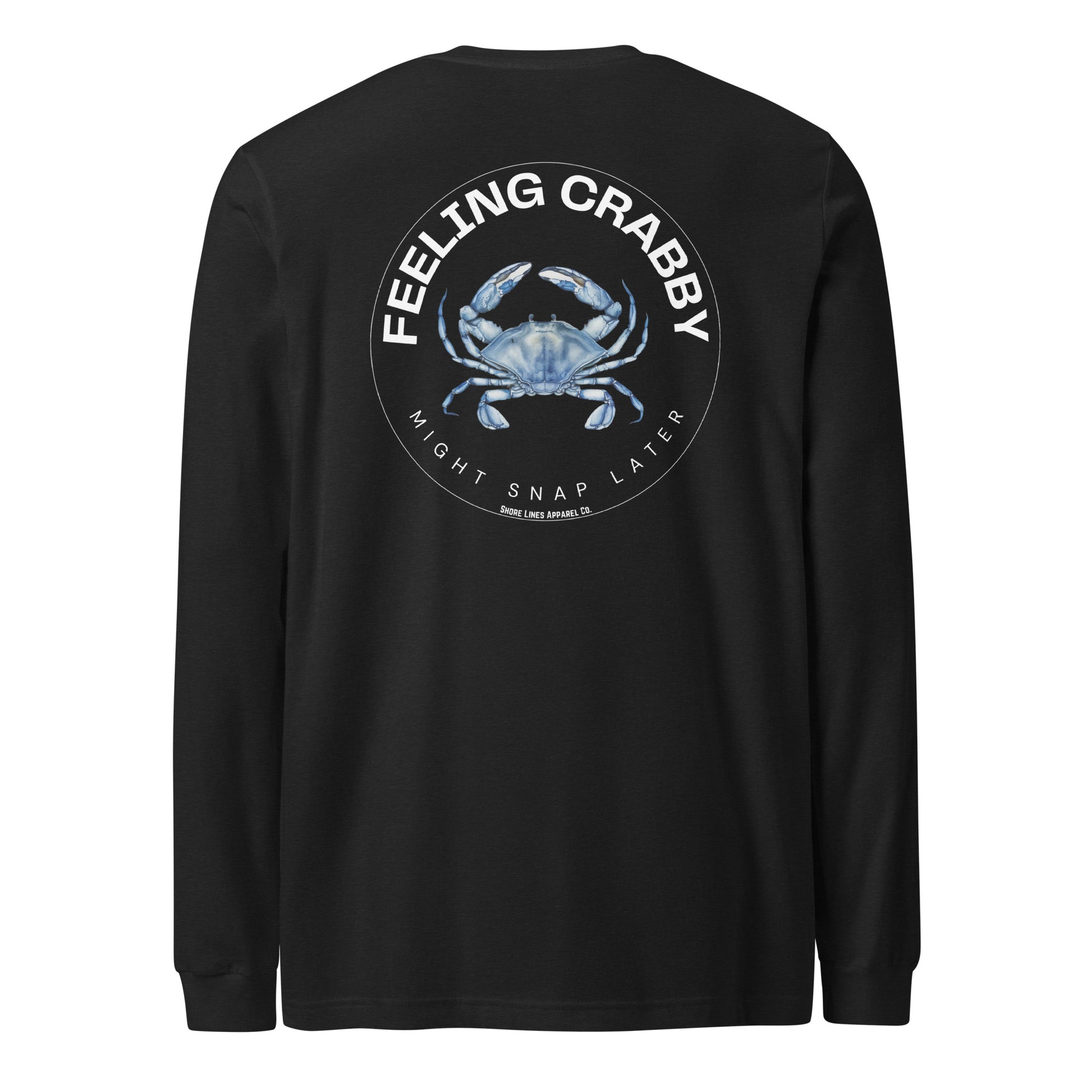 Feeling Crabby | Core LS-black-Shore Lines Apparel Co.