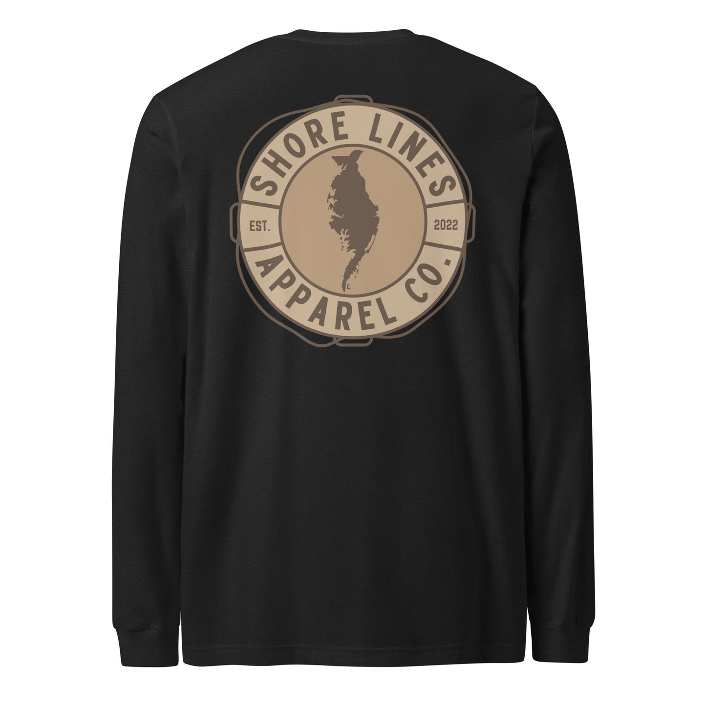 Shore Lines™ Espresso | Core LS-black-Shore Lines Apparel Co.