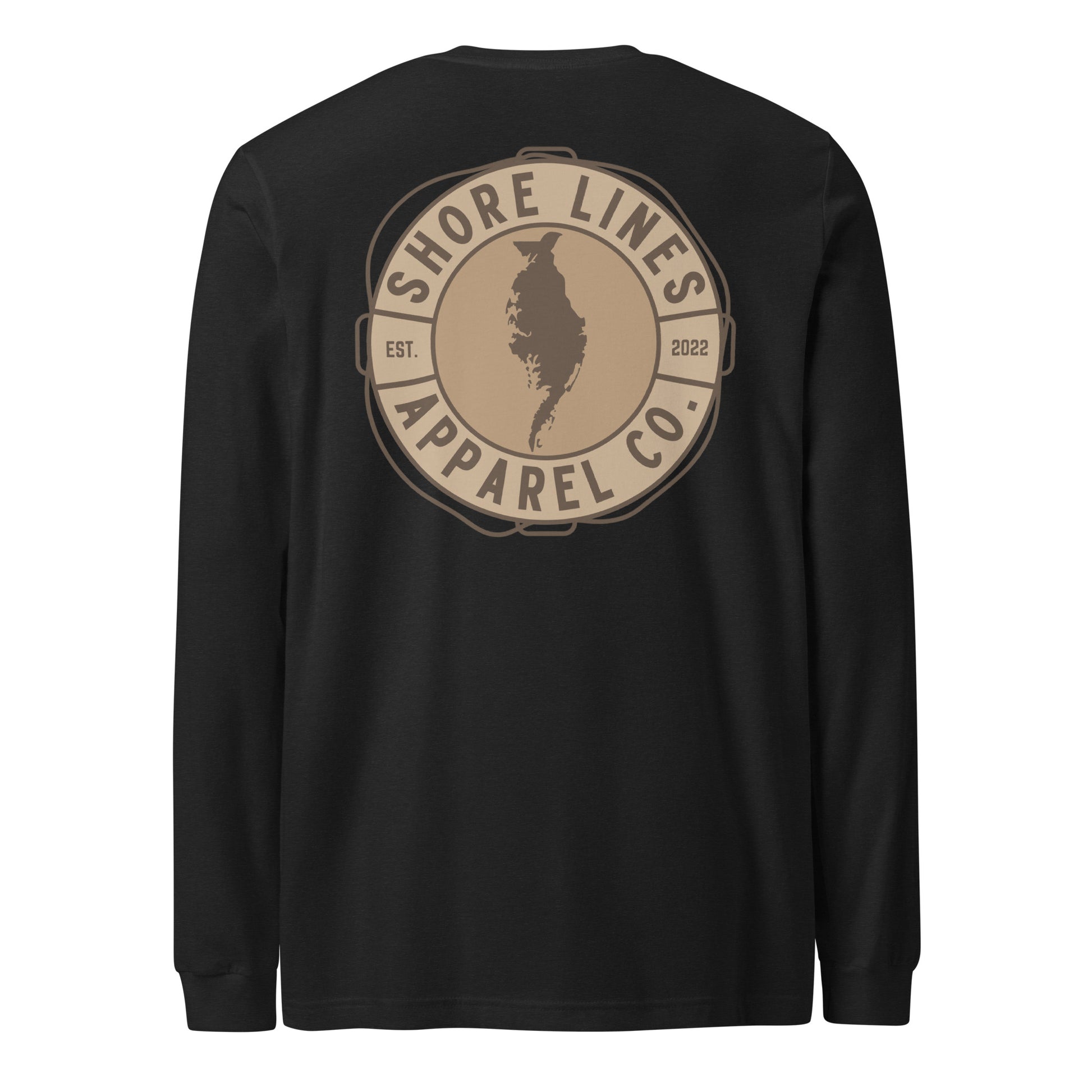 Shore Lines™ Espresso | Core LS-black-Shore Lines Apparel Co.