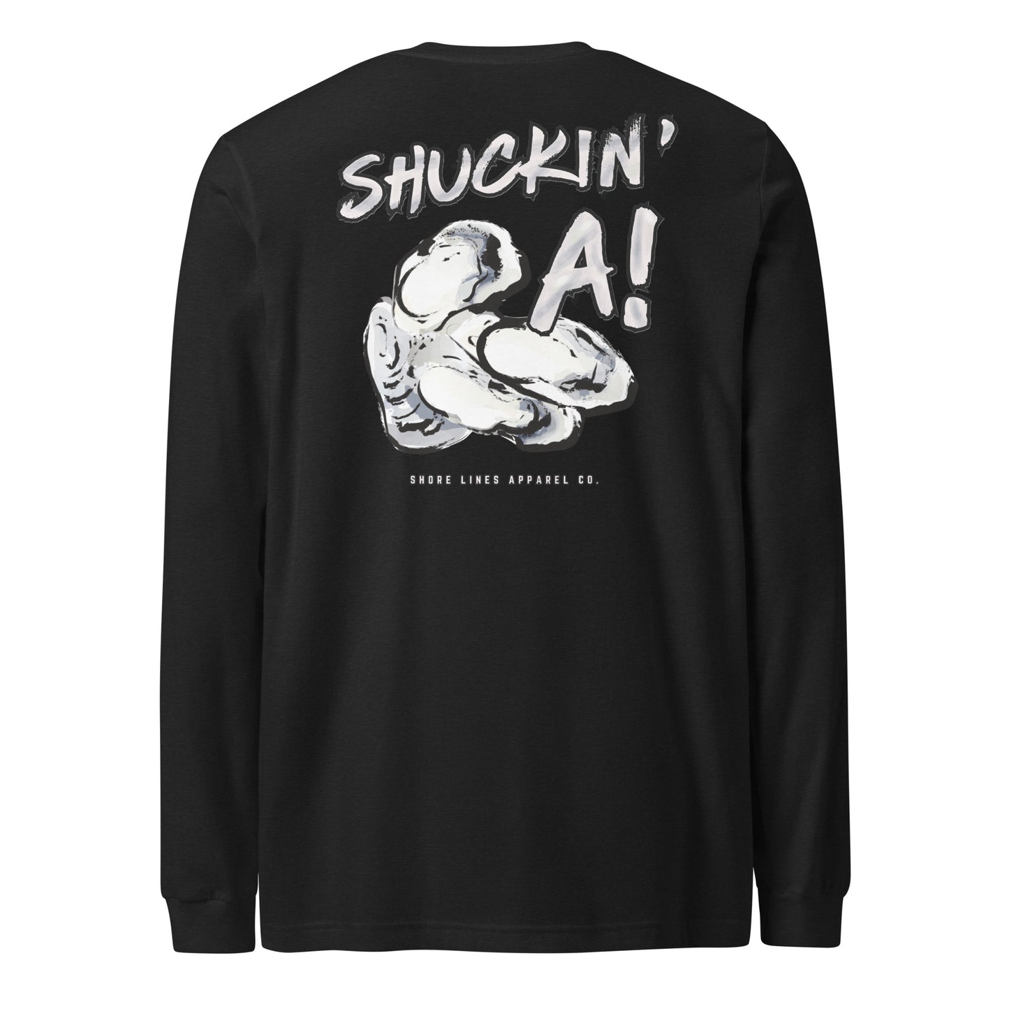 Shuckin A | Core LS-black-Shore Lines Apparel Co.
