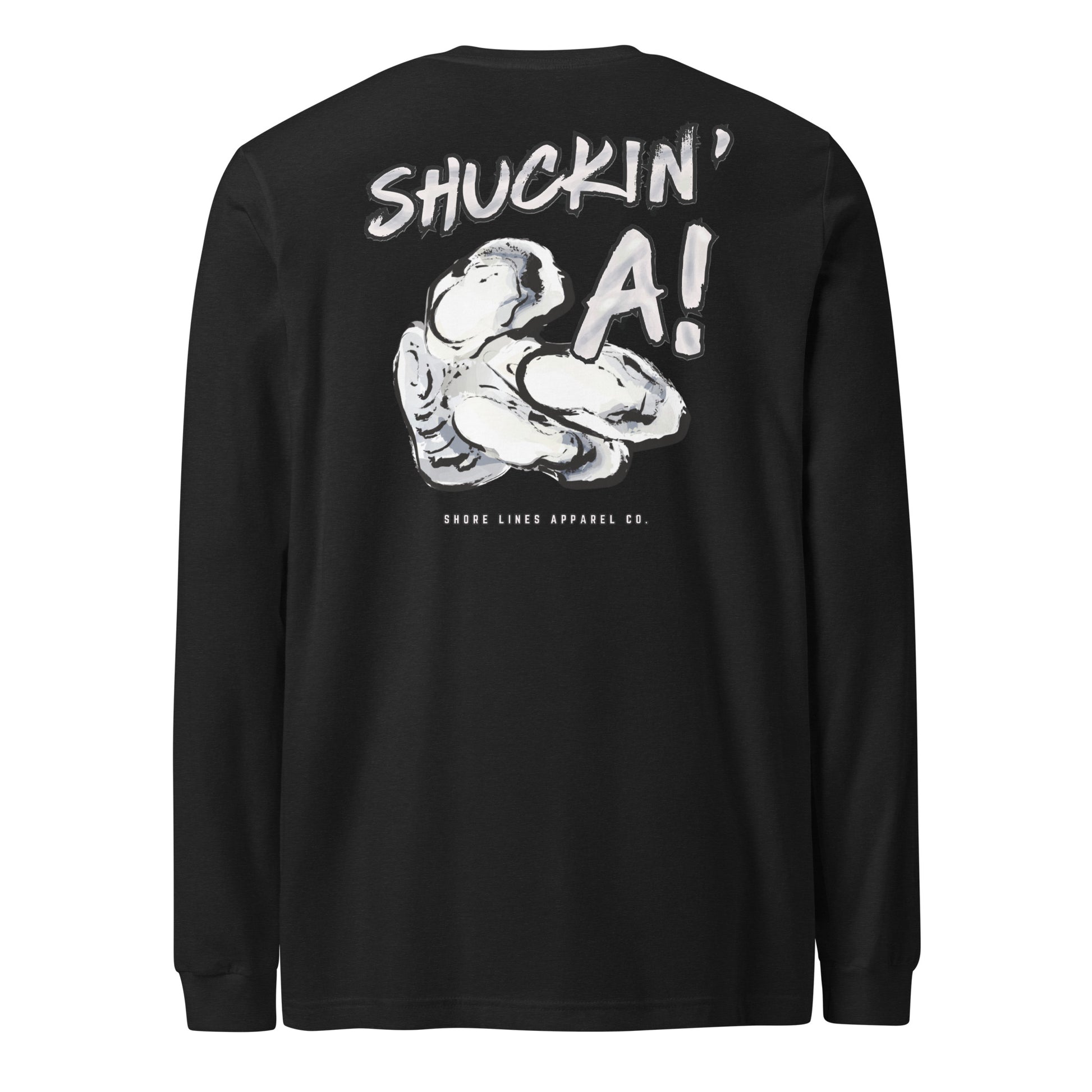 Shuckin A | Core LS-black-Shore Lines Apparel Co.