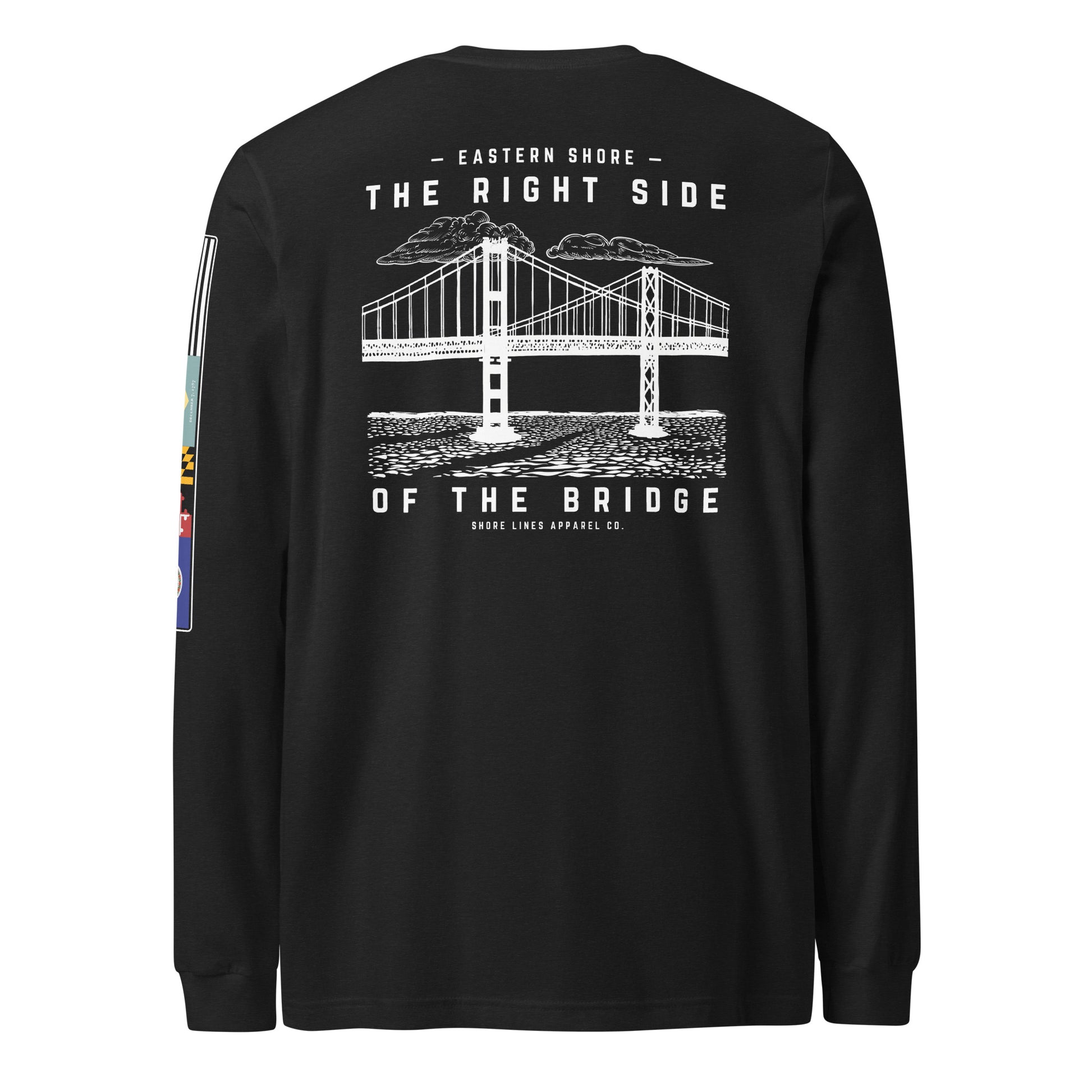 The Right Side CBB | Core LS P-black-Shore Lines Apparel Co.
