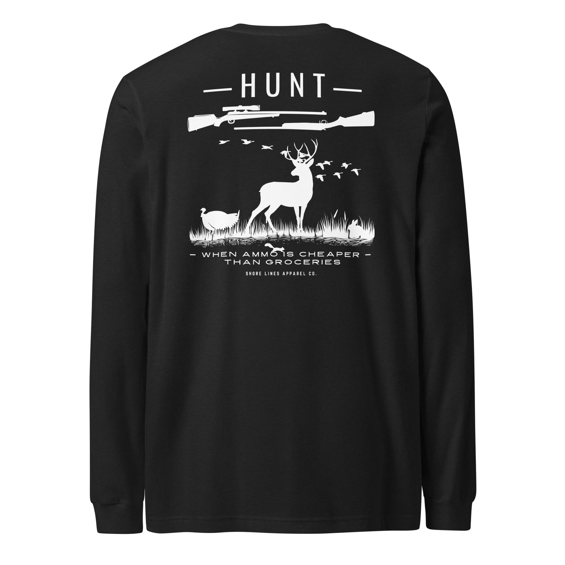 Hunt | Core LS-black-Shore Lines Apparel Co.