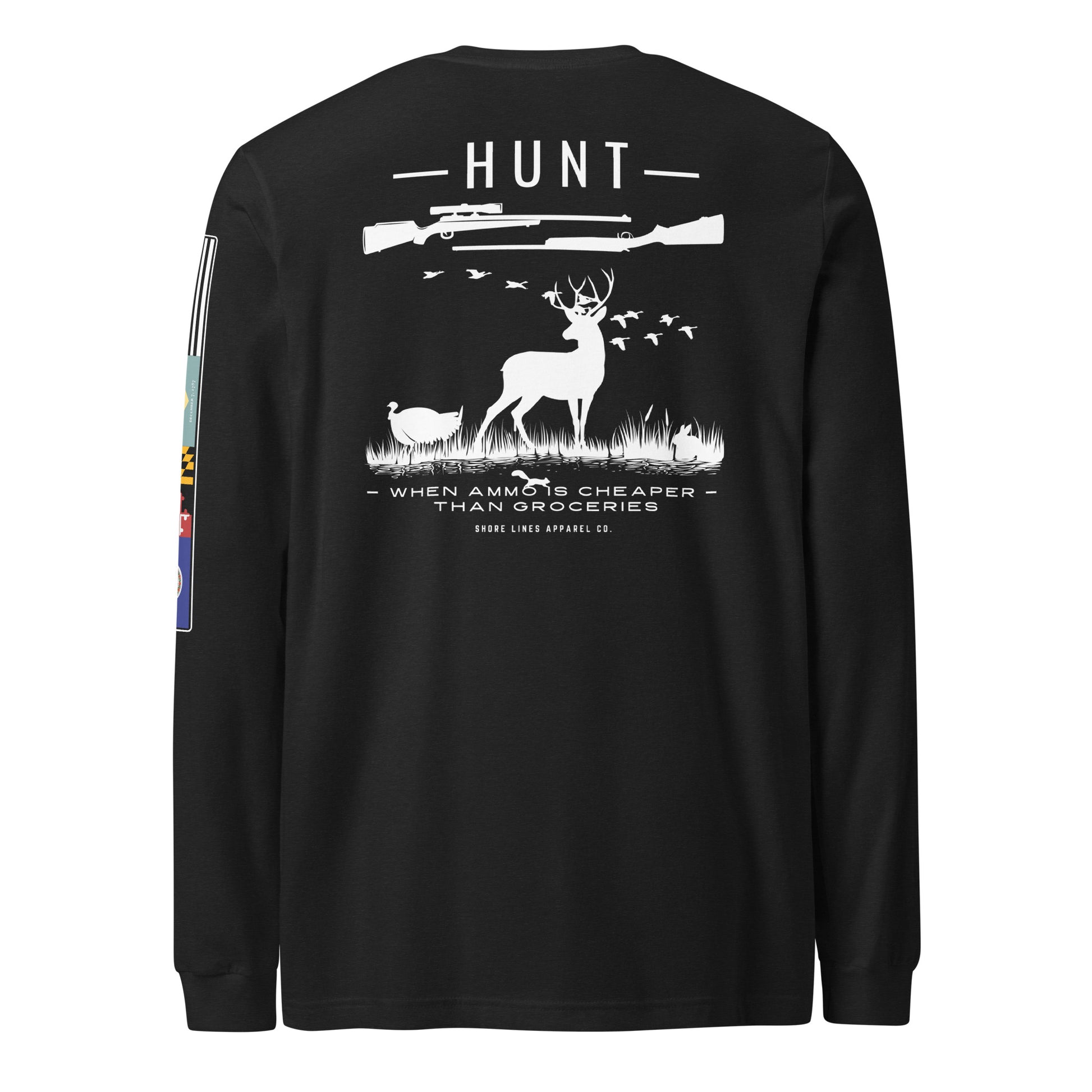 Hunt | Core LS P-black-Shore Lines Apparel Co.