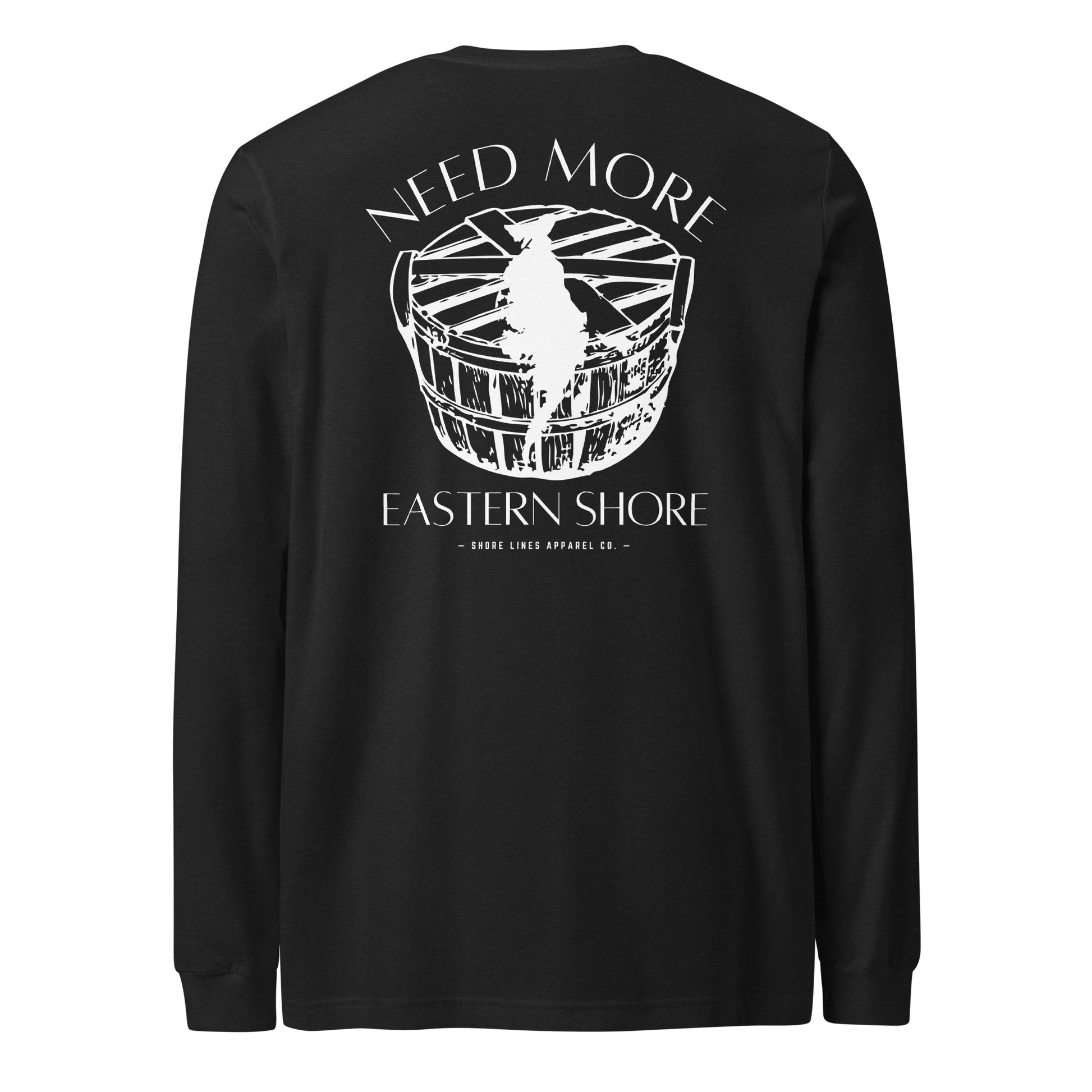Need More Eastern Shore | LS-black-Shore Lines Apparel Co.