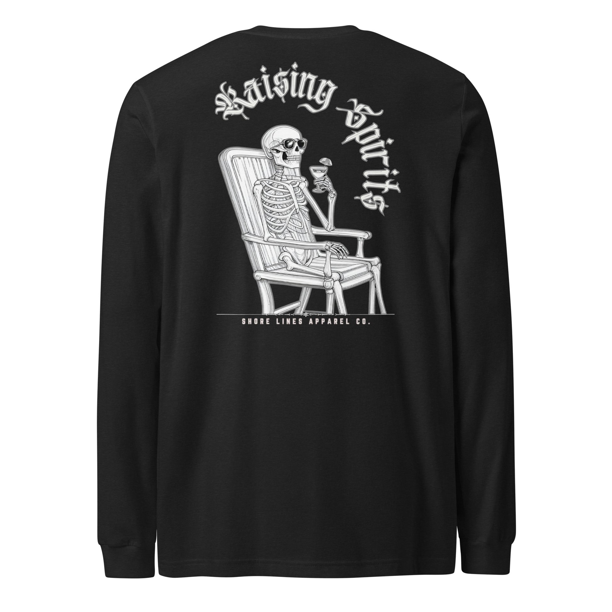 Raising Spirits | Core LS-black-Shore Lines Apparel Co.