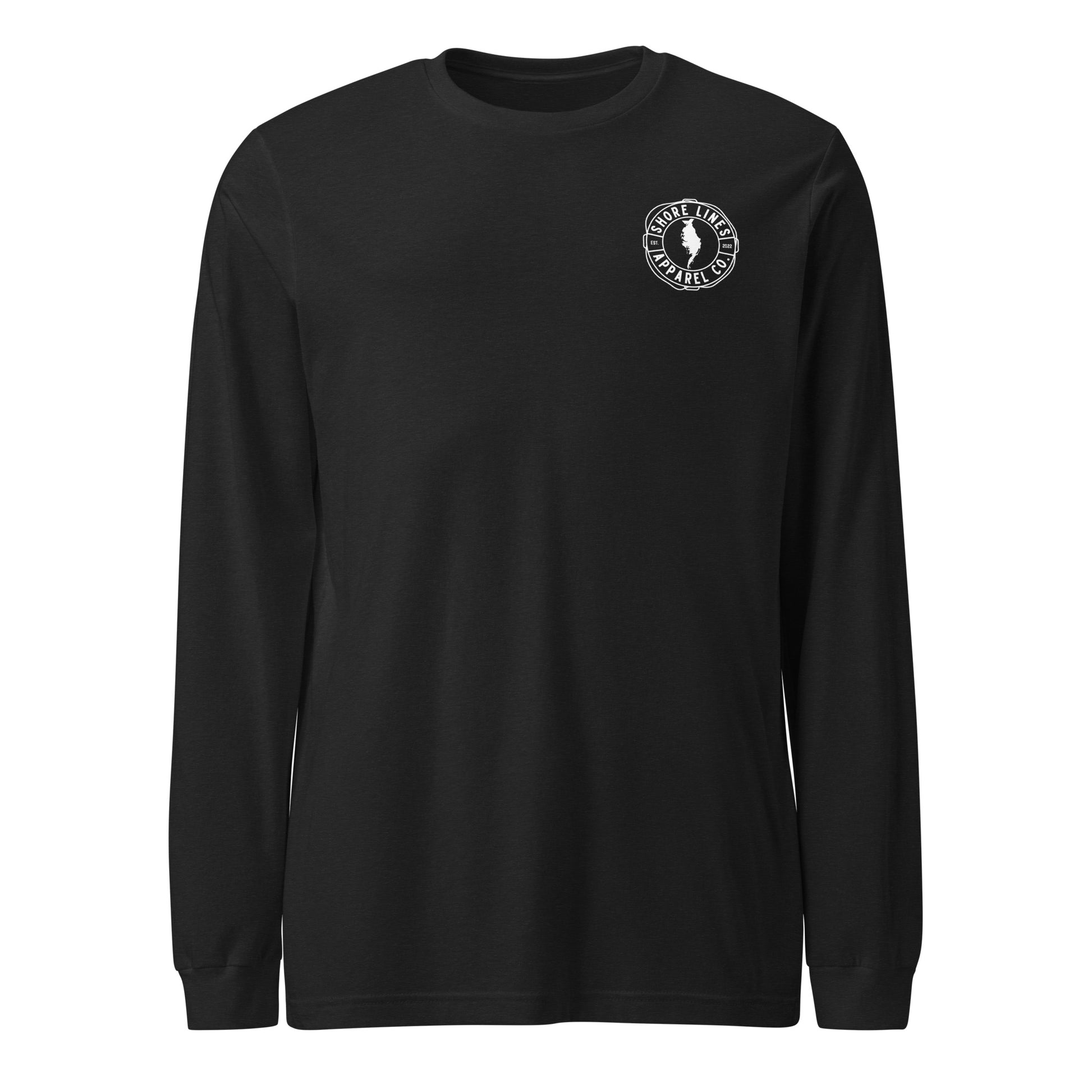 Shuckin A | Core LS-black-Shore Lines Apparel Co.