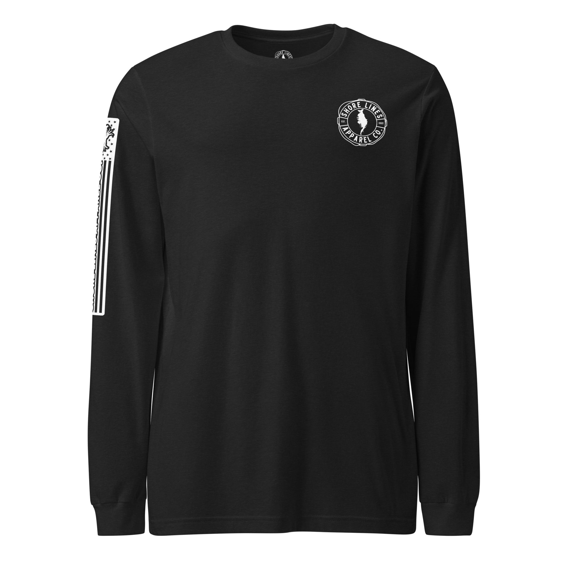Raising Spirits | Long Sleeve P-black-Shore Lines Apparel Co.