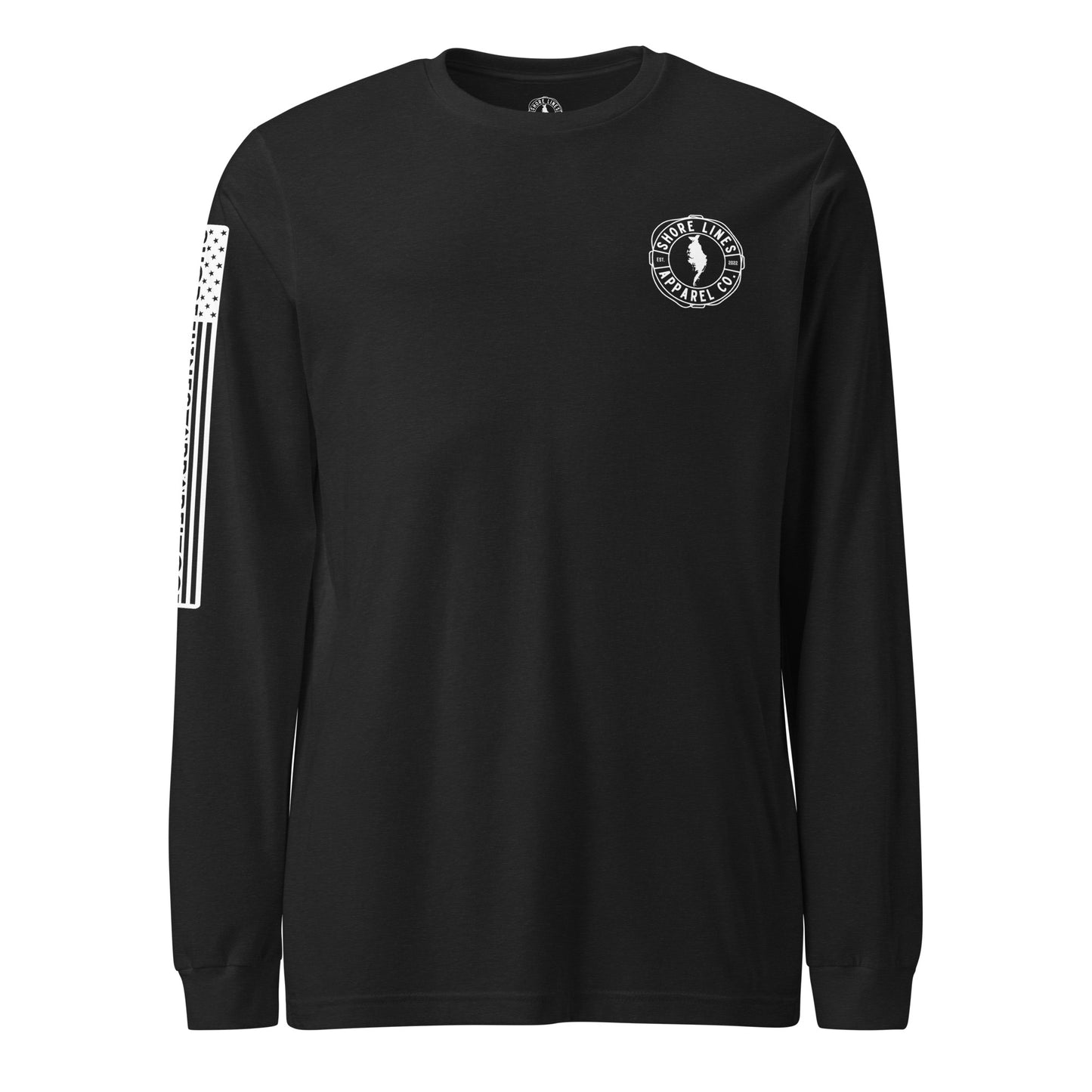 Maryland | Long Sleeve P-black-Shore Lines Apparel Co.