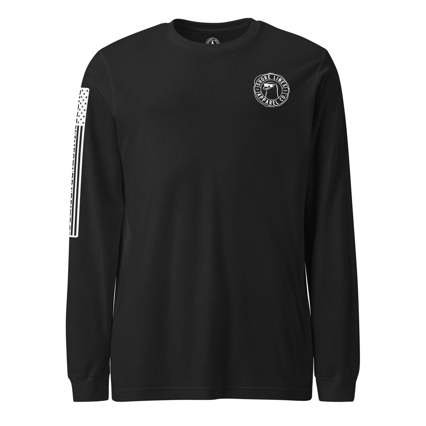 Slower Lower | Long Sleeve P-black-Shore Lines Apparel Co.™