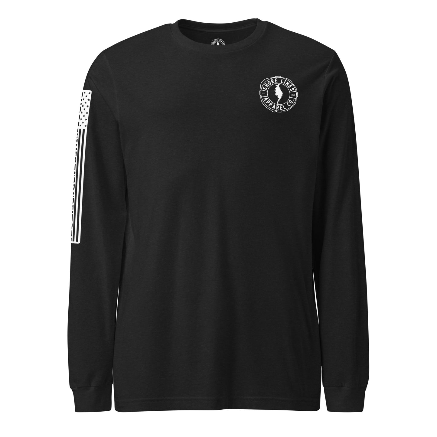 Chesapeake Atlantic | Long Sleeve P-black-Shore Lines Apparel Co.™