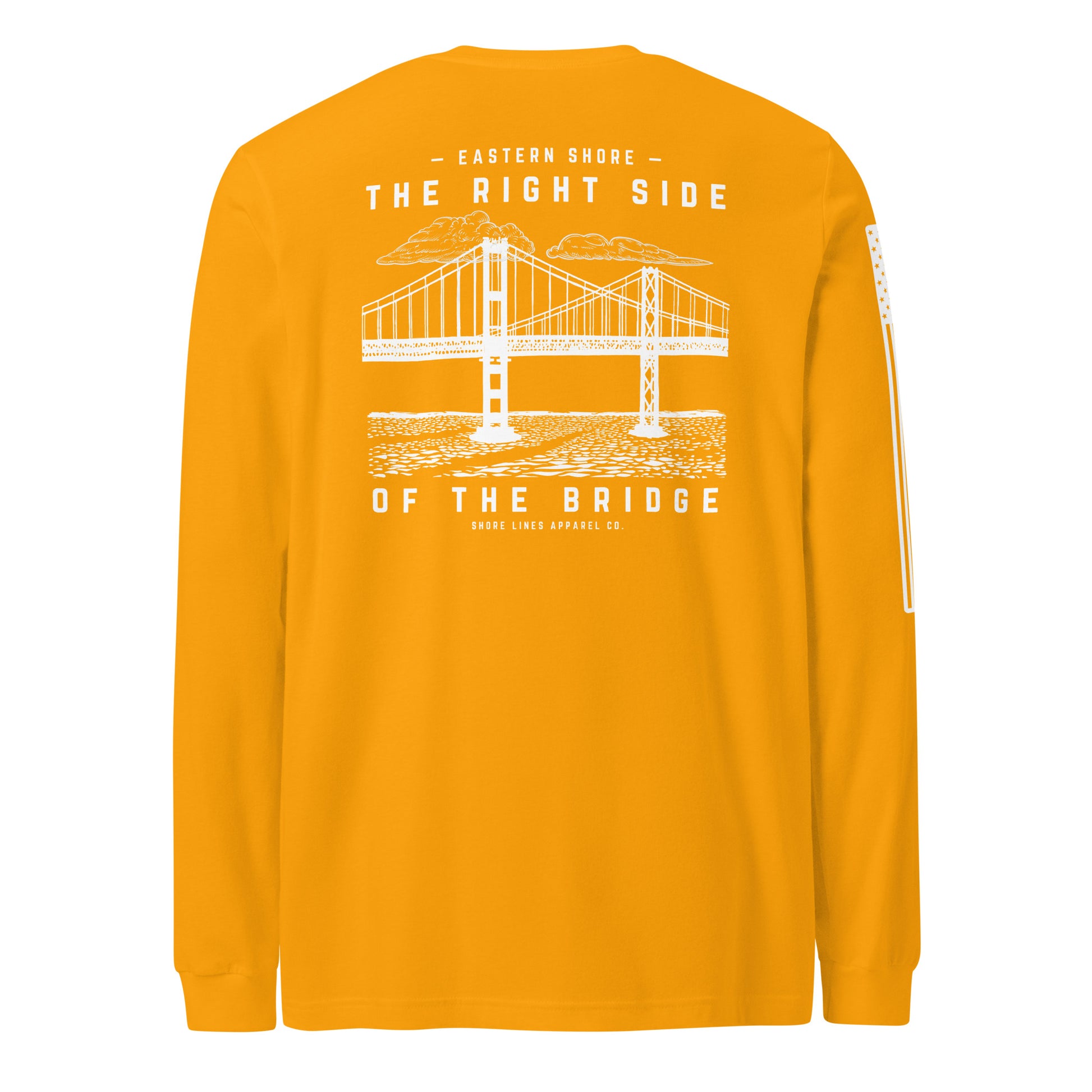 The Right Side CBB | Long Sleeve P-gold-Shore Lines Apparel Co.