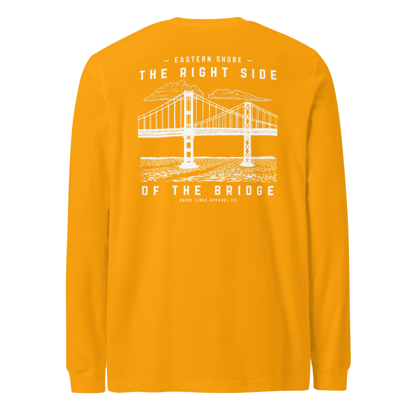 The Right Side CBB | Long Sleeve-gold-Shore Lines Apparel Co.