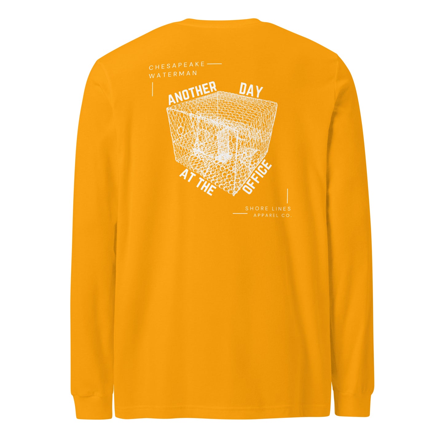 A Waterman's Day | Long Sleeve-gold-Shore Lines Apparel Co.