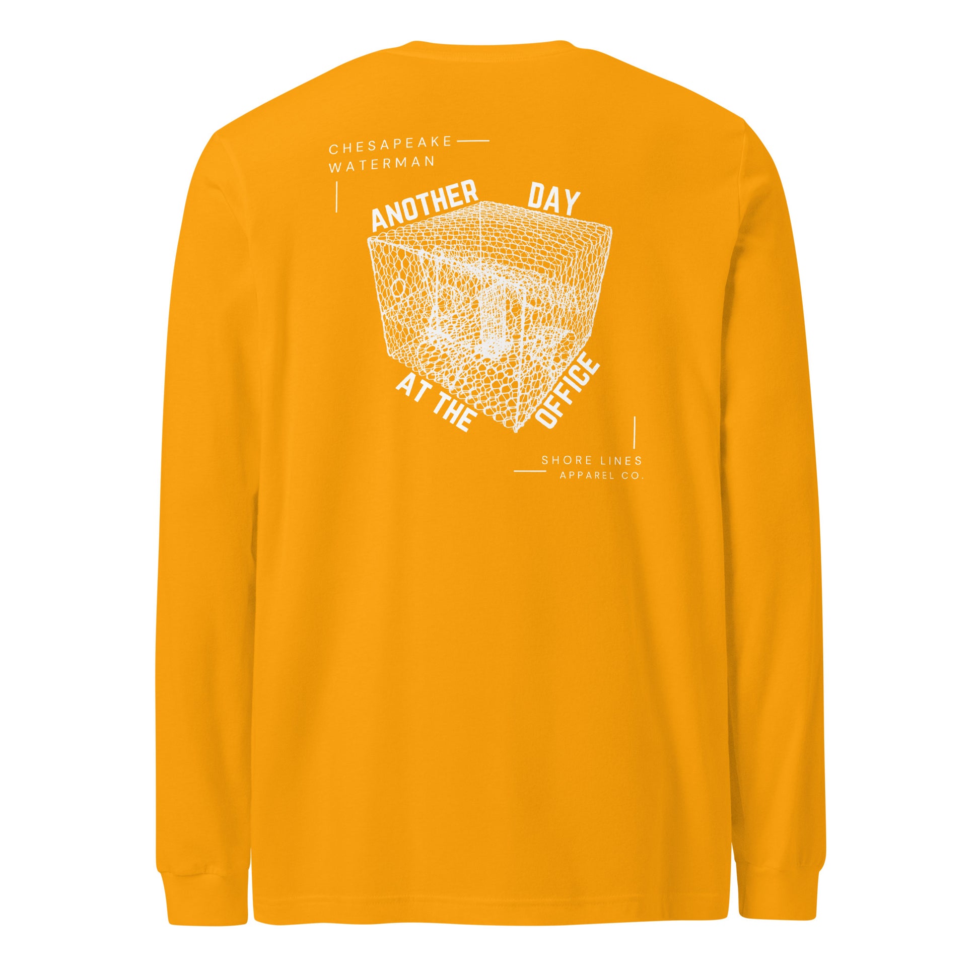 A Waterman's Day | Long Sleeve-gold-Shore Lines Apparel Co.