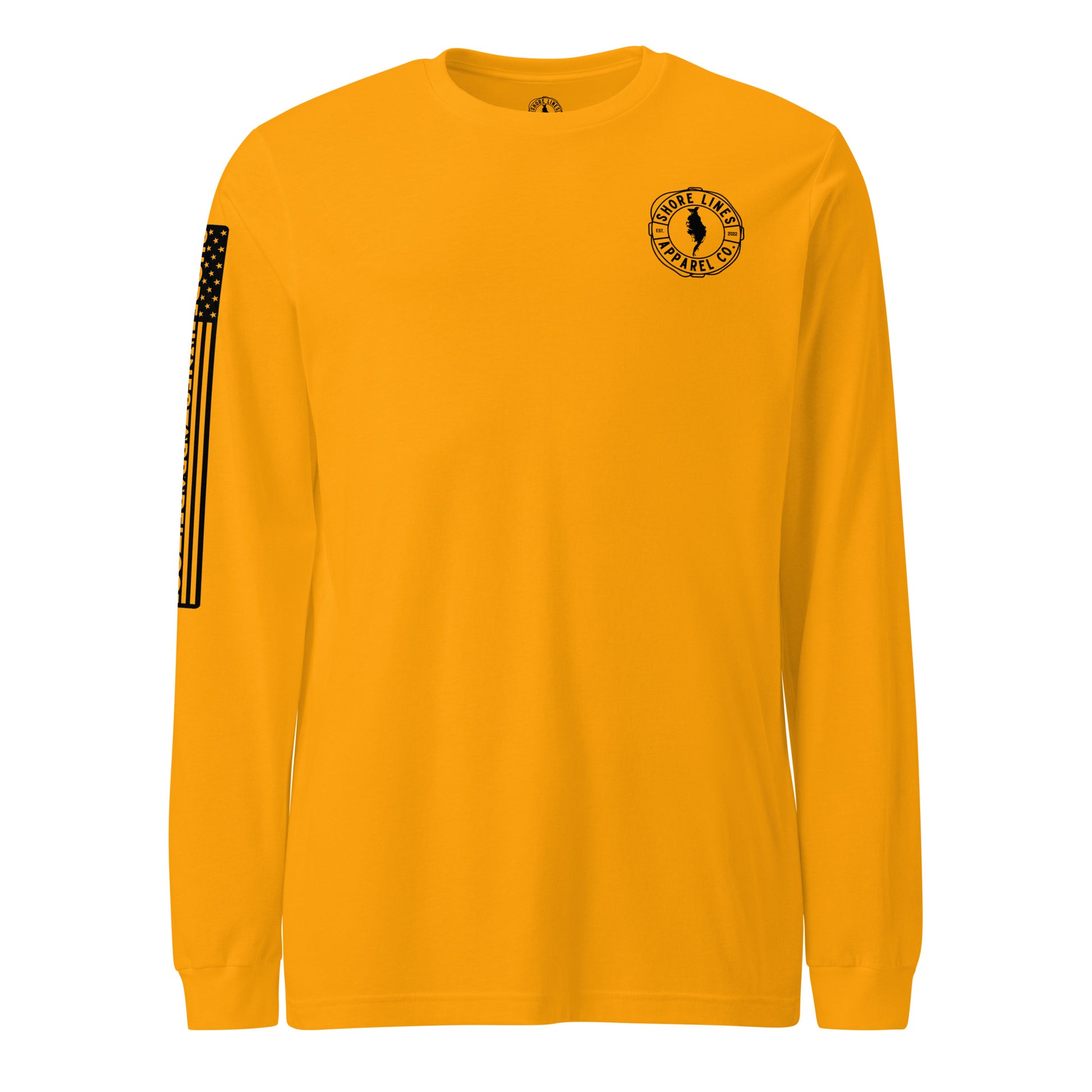 Pure Shore | Long Sleeve P-gold-Shore Lines Apparel Co.