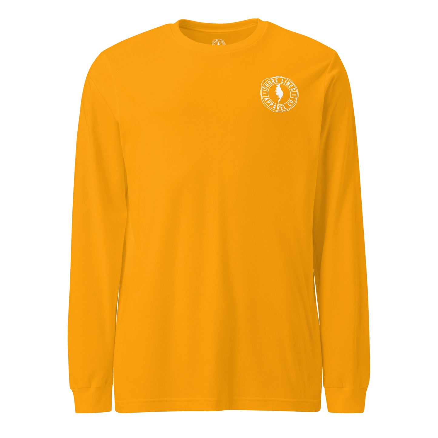 A Waterman's Day | Long Sleeve-gold-Shore Lines Apparel Co.