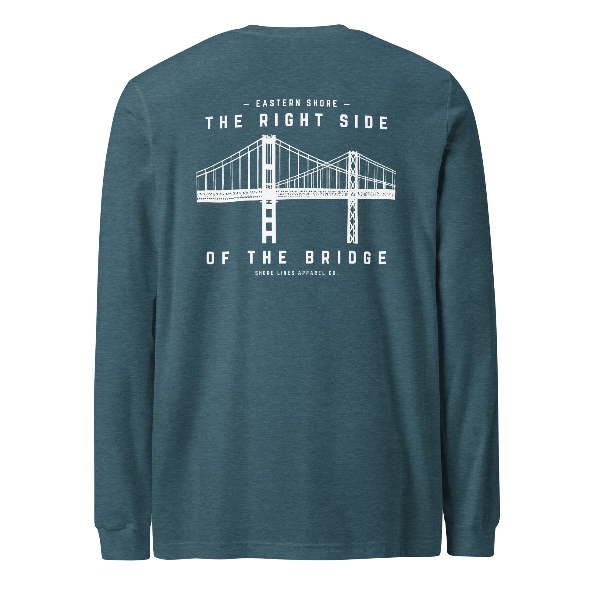 The Right Side | Core LS-teal-Shore Lines Apparel Co.