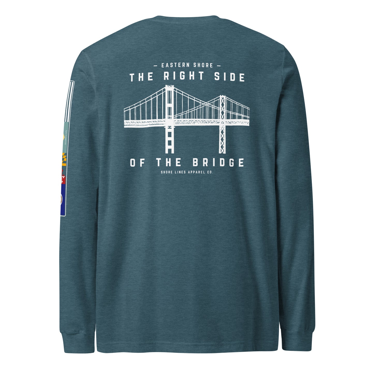 The Right Side | Core LS P-teal-Shore Lines Apparel Co.