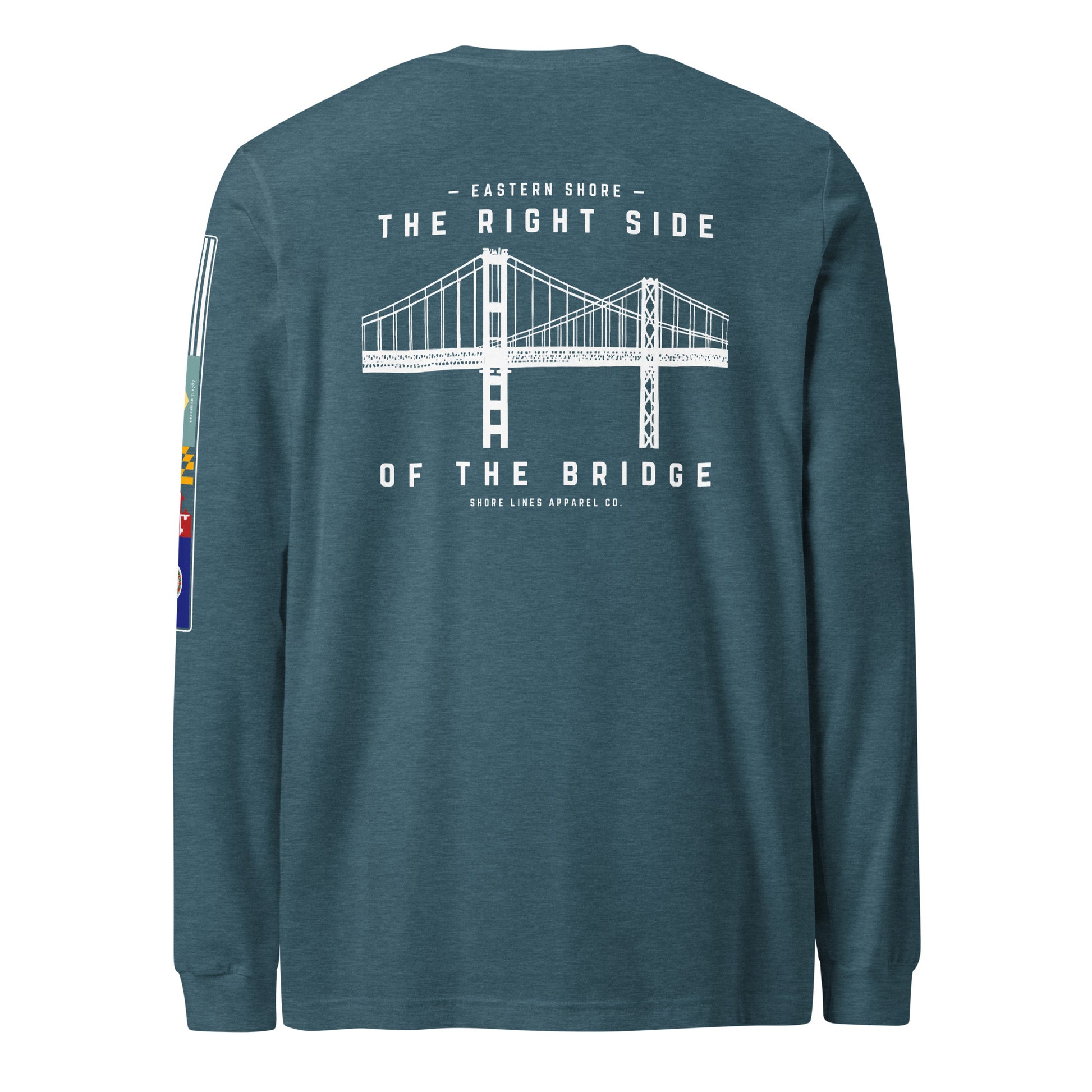 The Right Side | Core LS P-teal-Shore Lines Apparel Co.