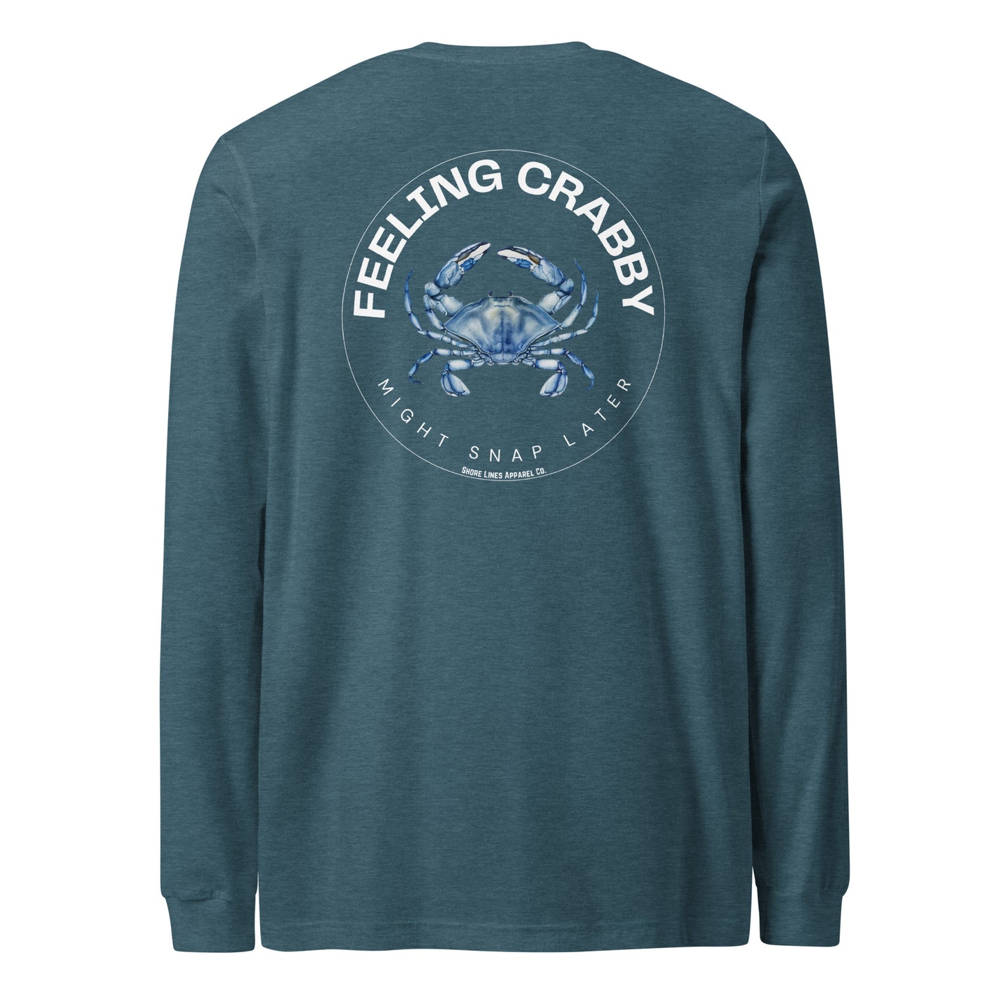 Feeling Crabby | Core LS-teal-Shore Lines Apparel Co.