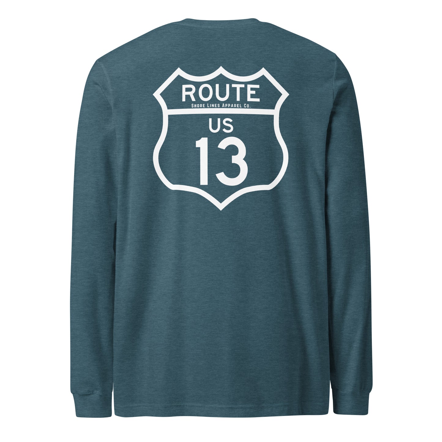 Route 13 | Core LS-teal-Shore Lines Apparel Co.