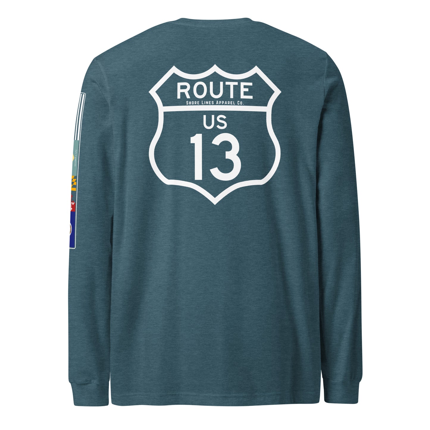 Route 13 | Core LS P-teal-Shore Lines Apparel Co.