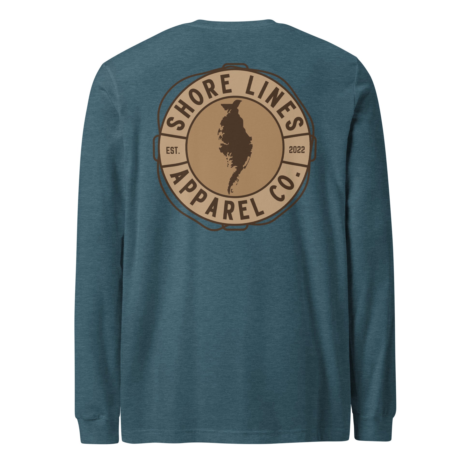 Shore Lines™ Espresso | Core LS-teal-Shore Lines Apparel Co.
