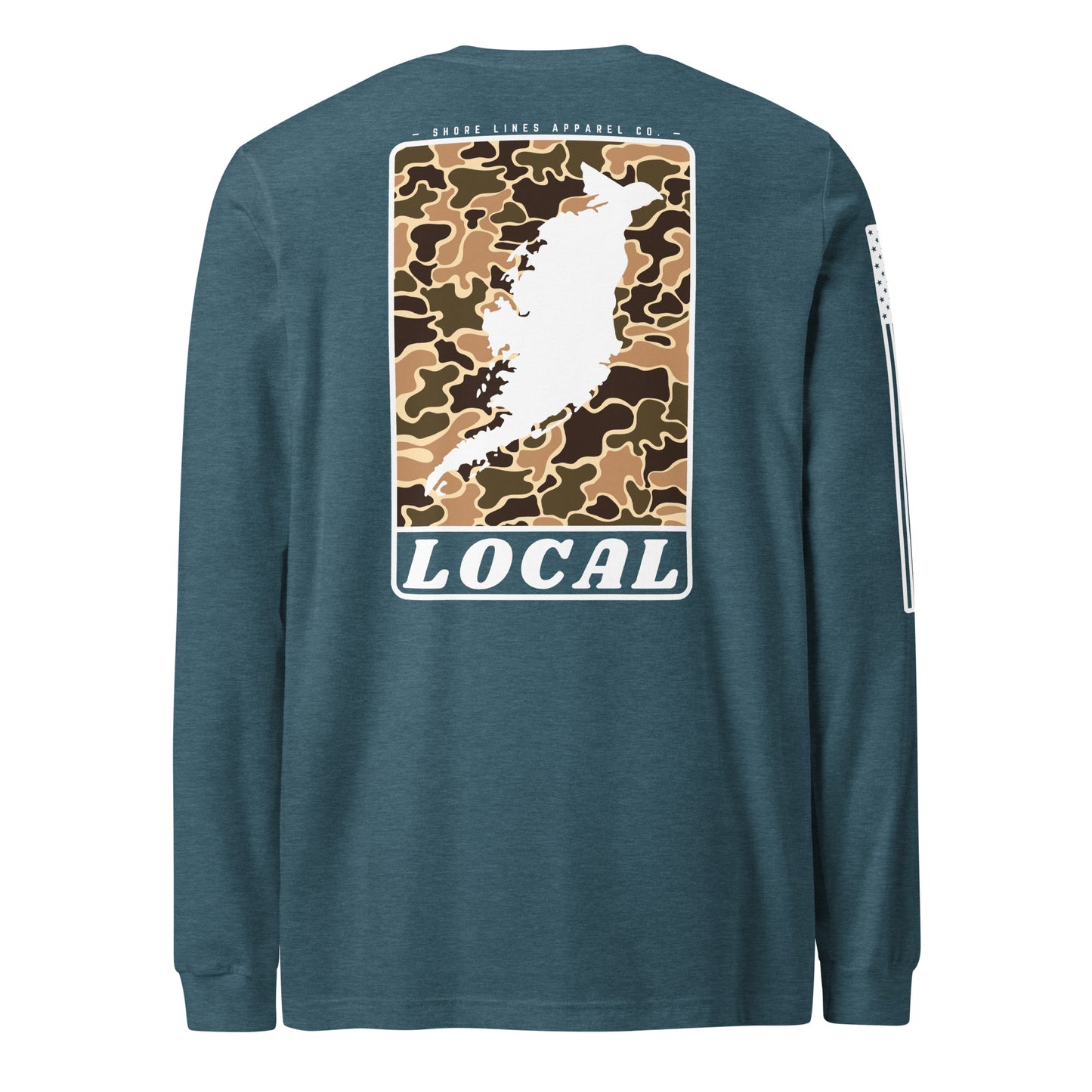 LOCAL | Long Sleeve P-teal-Shore Lines Apparel Co.