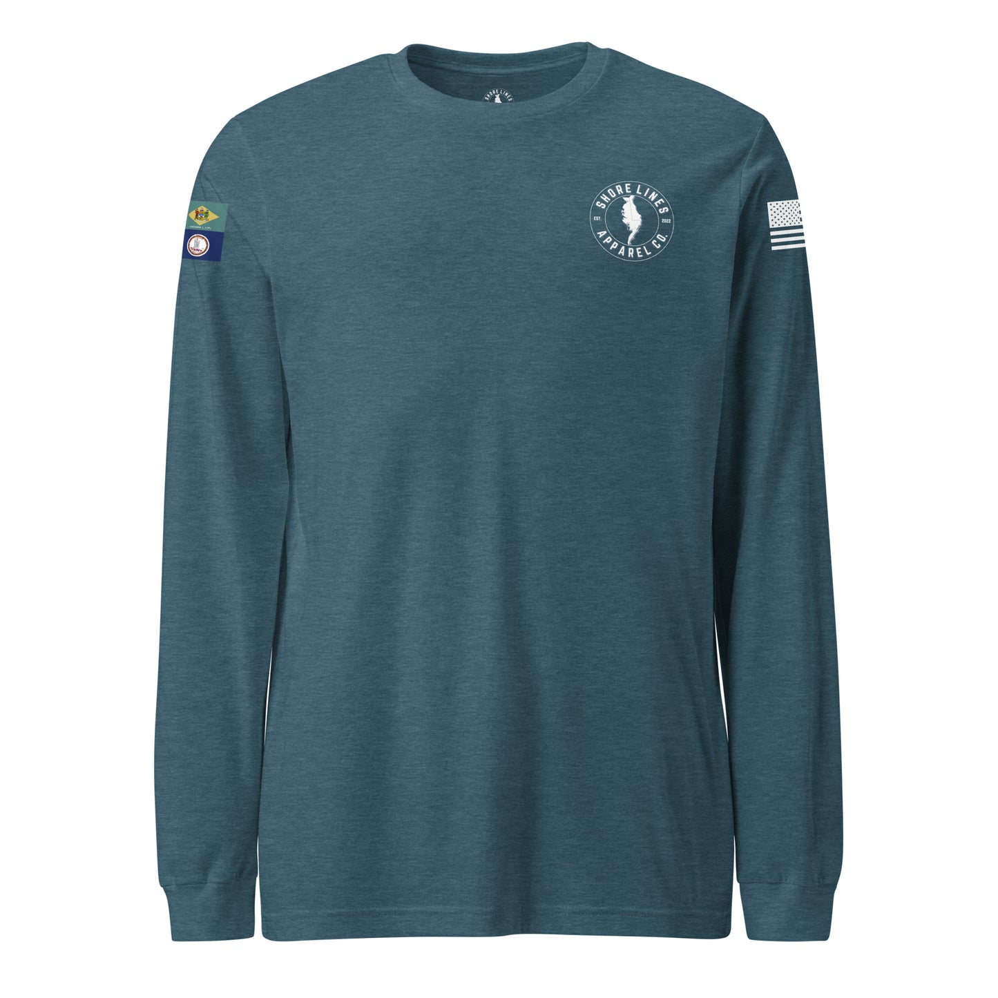 A Shore Thing | Core LS P-teal-Shore Lines Apparel Co.