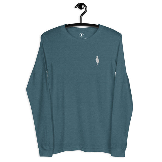 Simple Core LS-teal-Shore Lines Apparel Co.