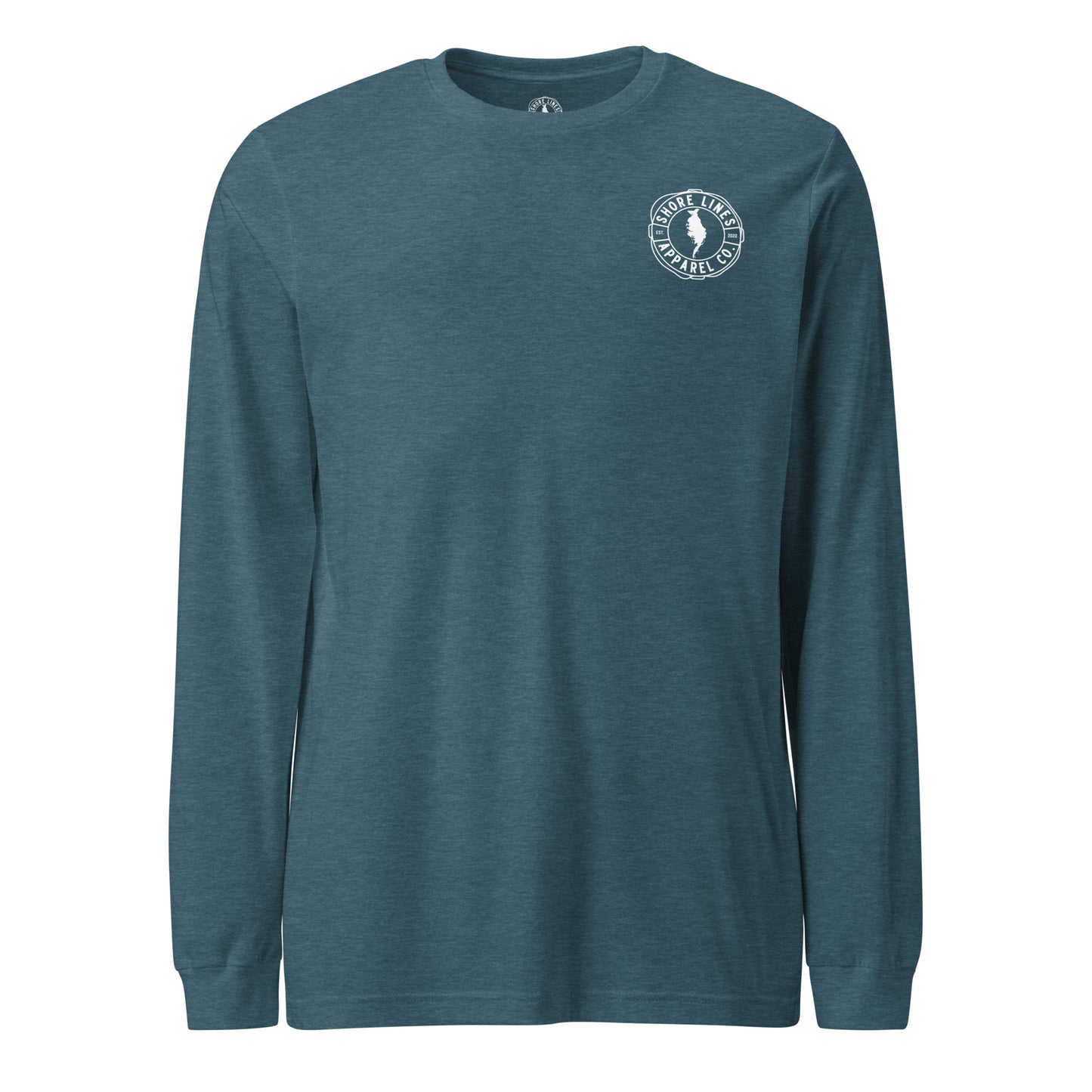 Where's The Fowl | Core LS-teal-Shore Lines Apparel Co.