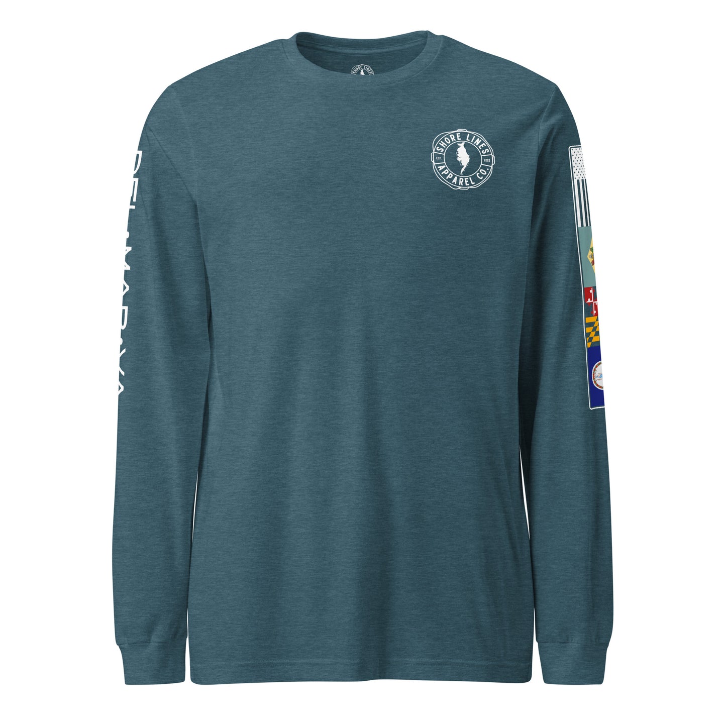 Where's The Fowl | Core LS P-teal-Shore Lines Apparel Co.