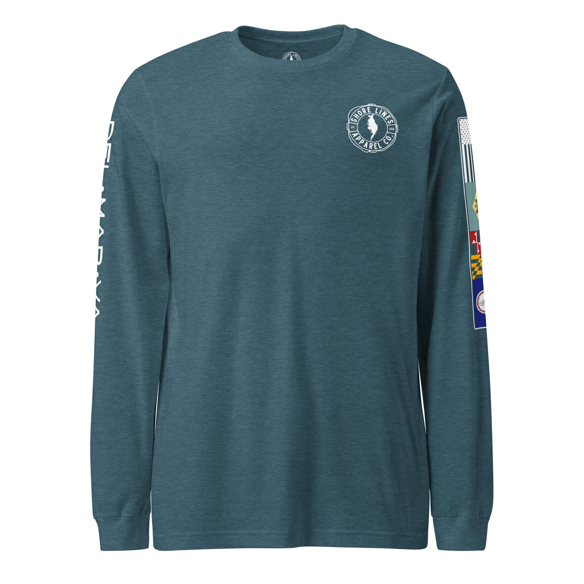 Where's The Fowl | Core LS P-teal-Shore Lines Apparel Co.