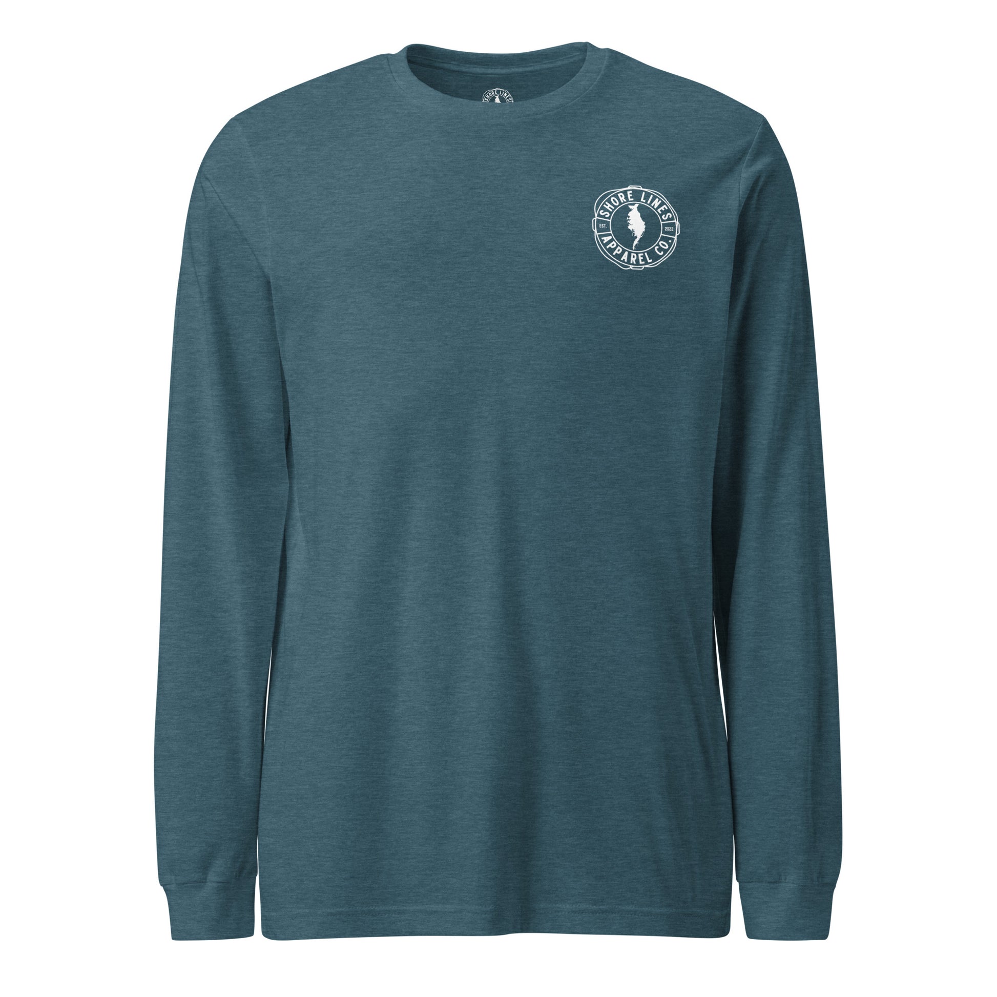 The First State | Core LS-teal-Shore Lines Apparel Co.