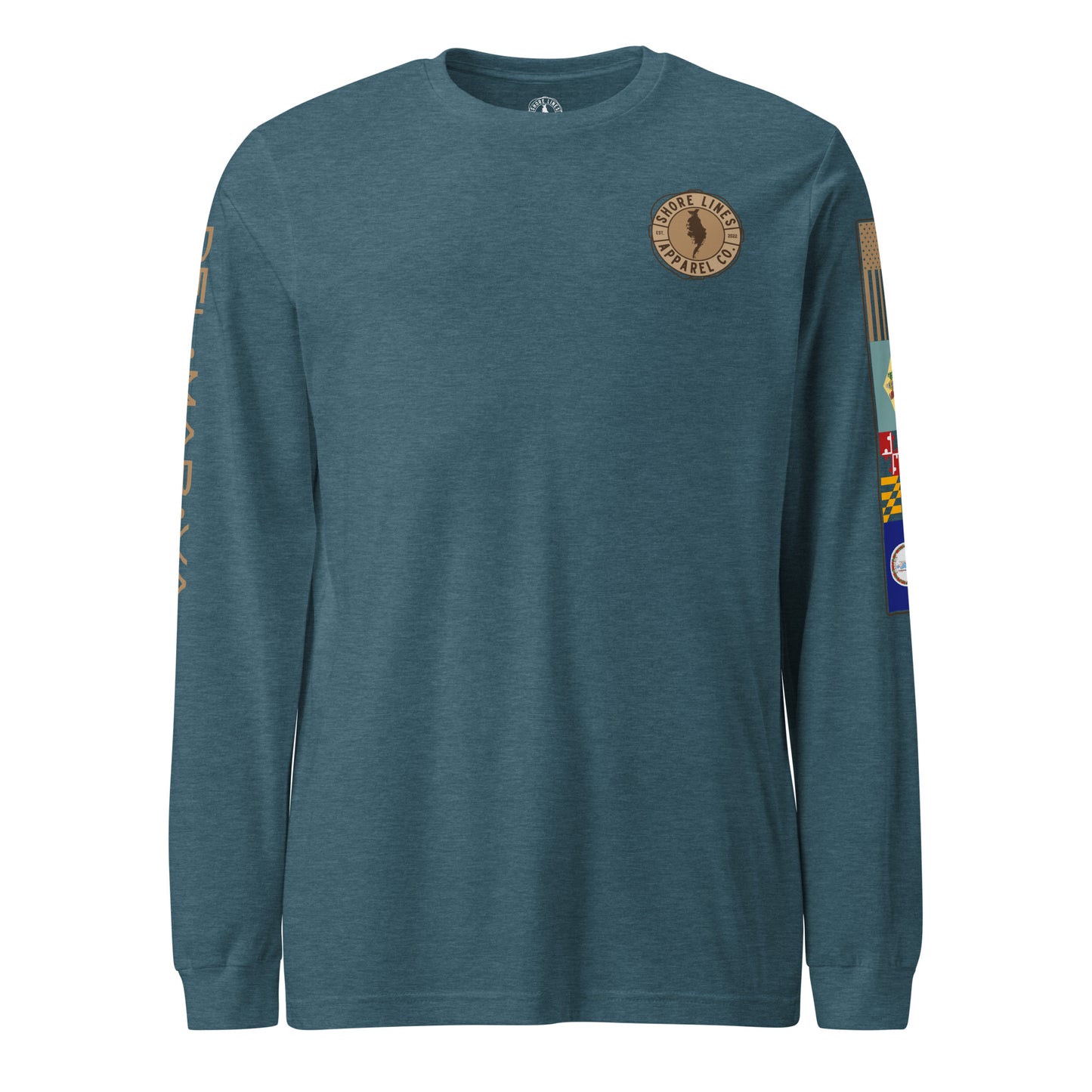 Shore Lines™ Espresso | Core LS P-teal-Shore Lines Apparel Co.