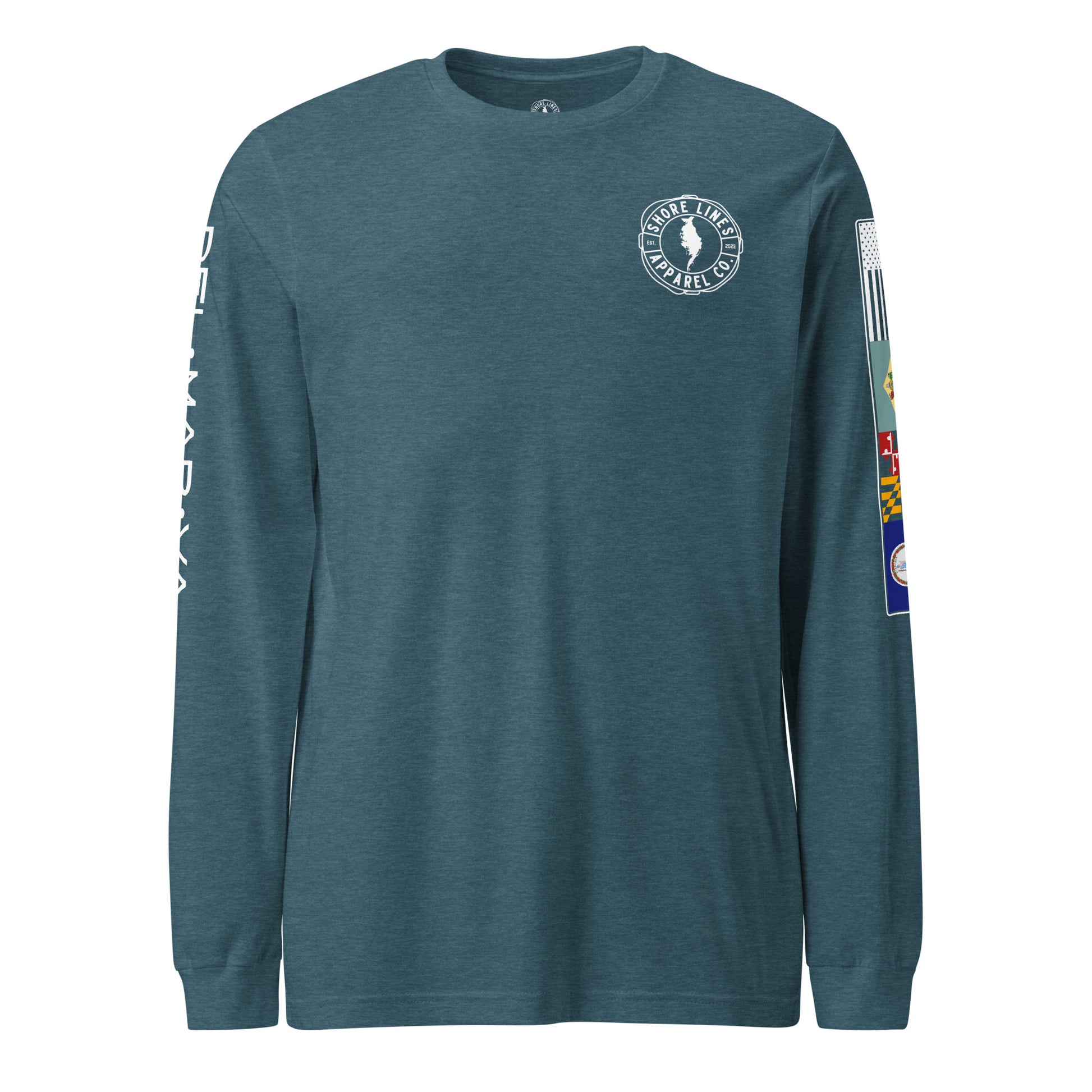 LOCAL | Core LS P-teal-Shore Lines Apparel Co.