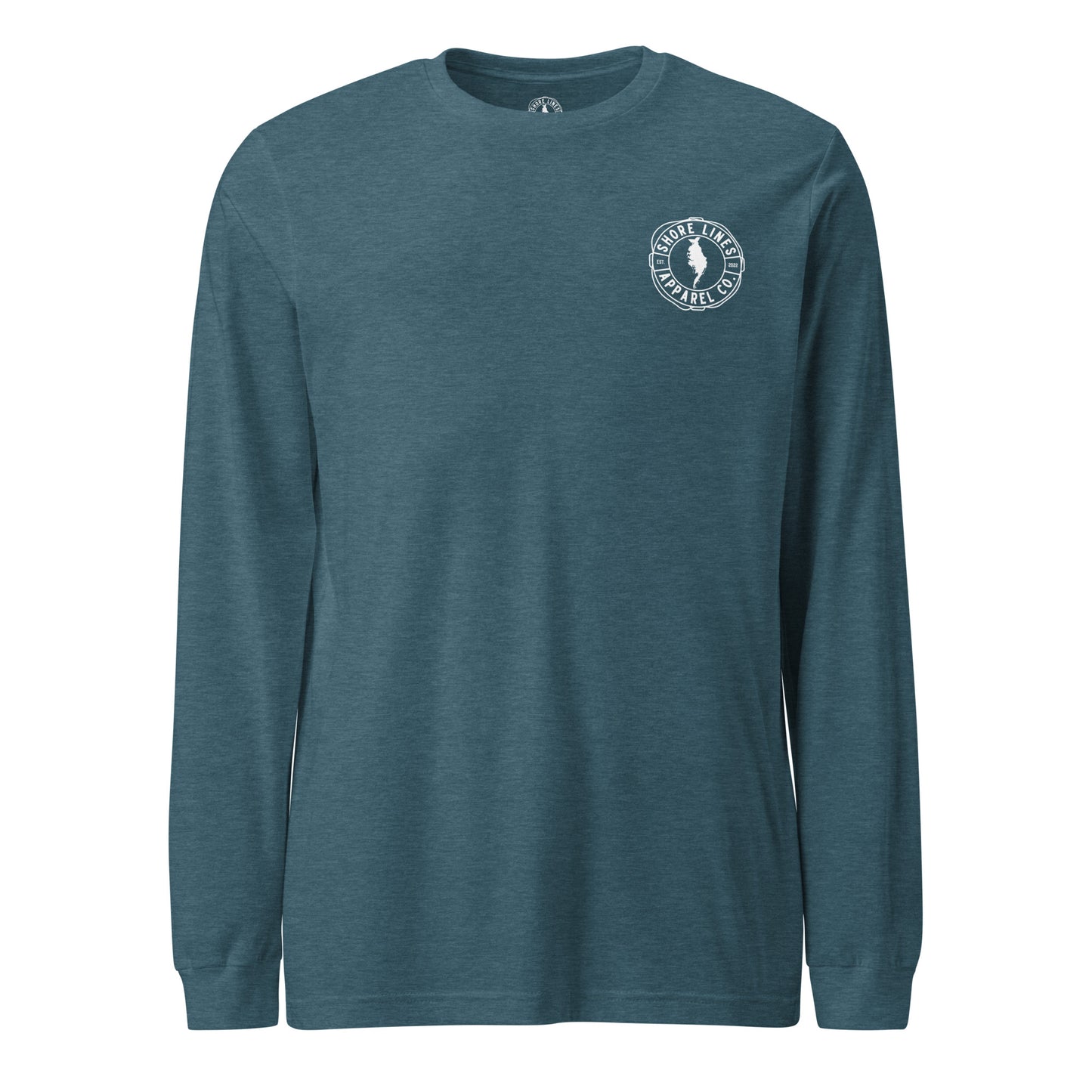 Maryland | Long Sleeve-teal-Shore Lines Apparel Co.