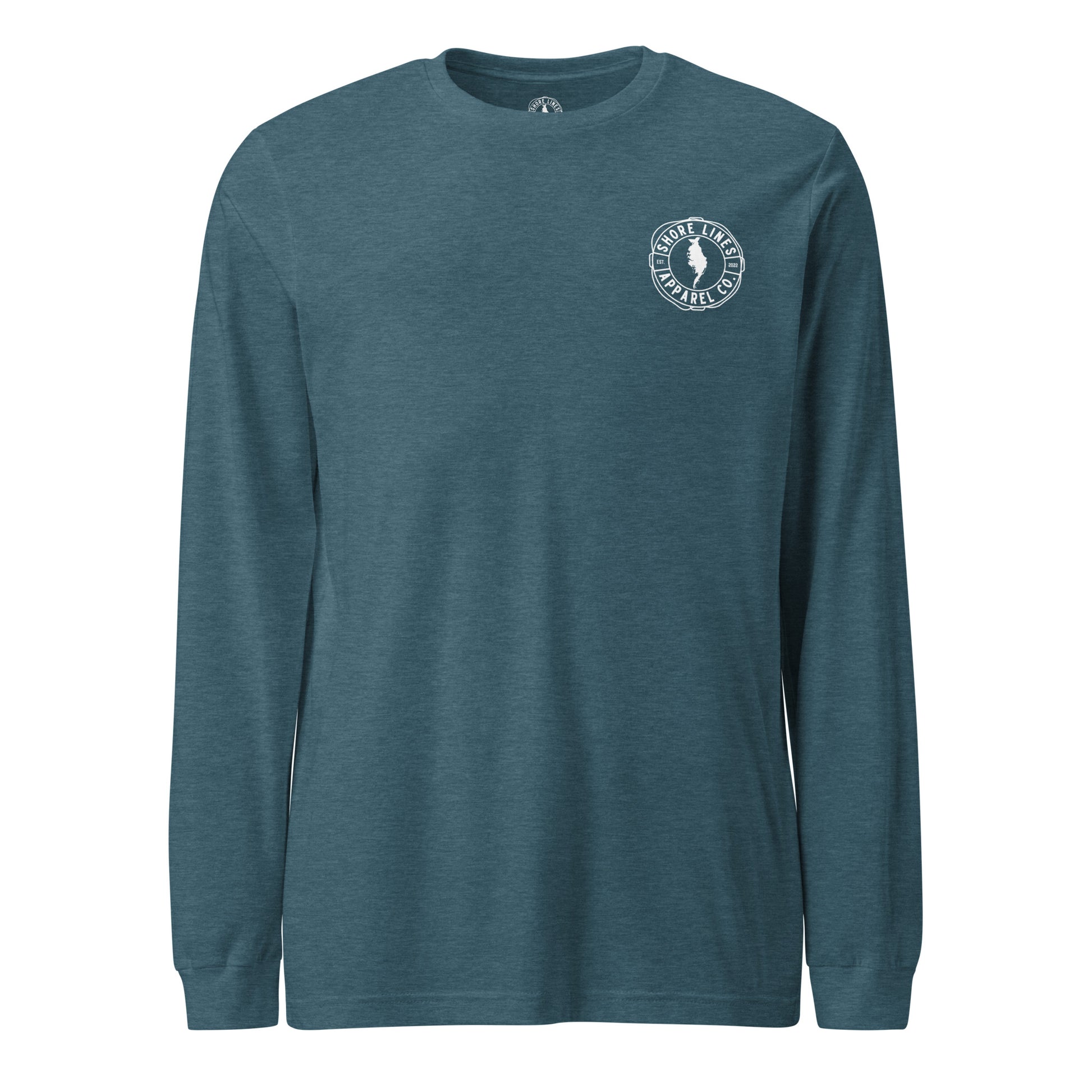 Maryland | Long Sleeve-teal-Shore Lines Apparel Co.