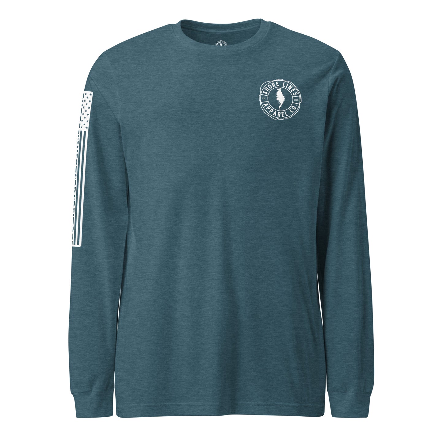LOCAL (pink) | Long Sleeve P-teal-Shore Lines Apparel Co.