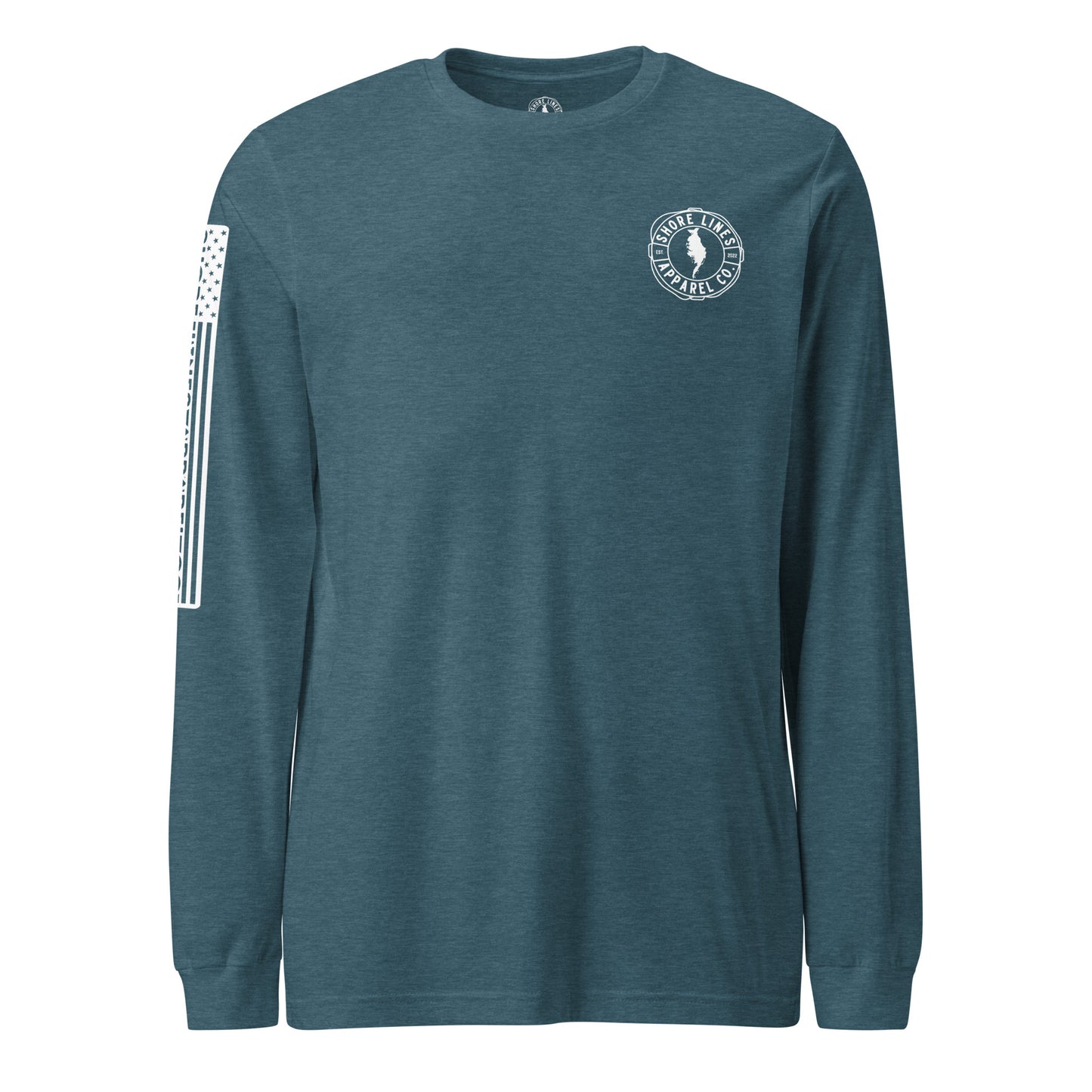 The Right Side CBBT | Long Sleeve P-teal-Shore Lines Apparel Co.