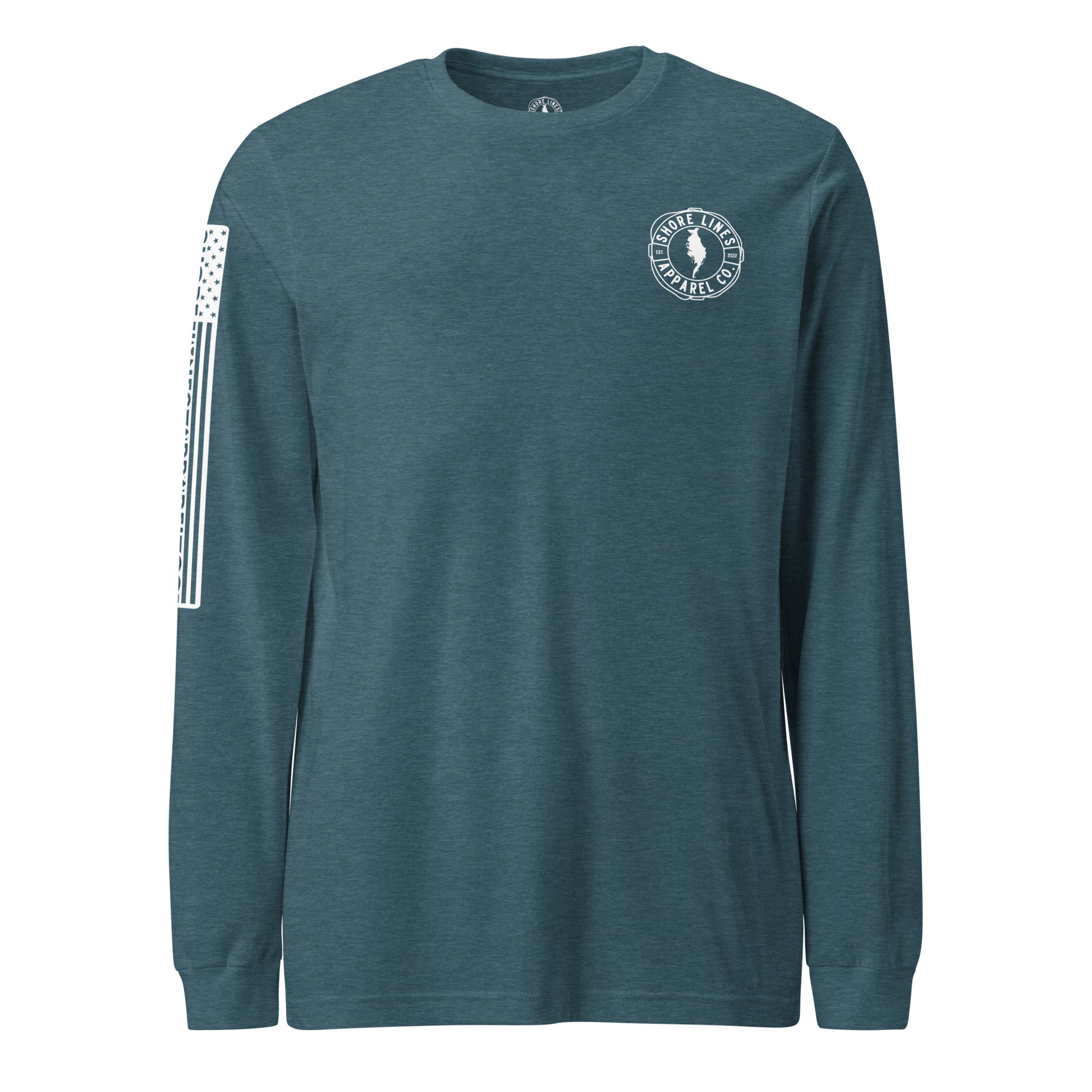The Right Side CBBT | Long Sleeve P-teal-Shore Lines Apparel Co.