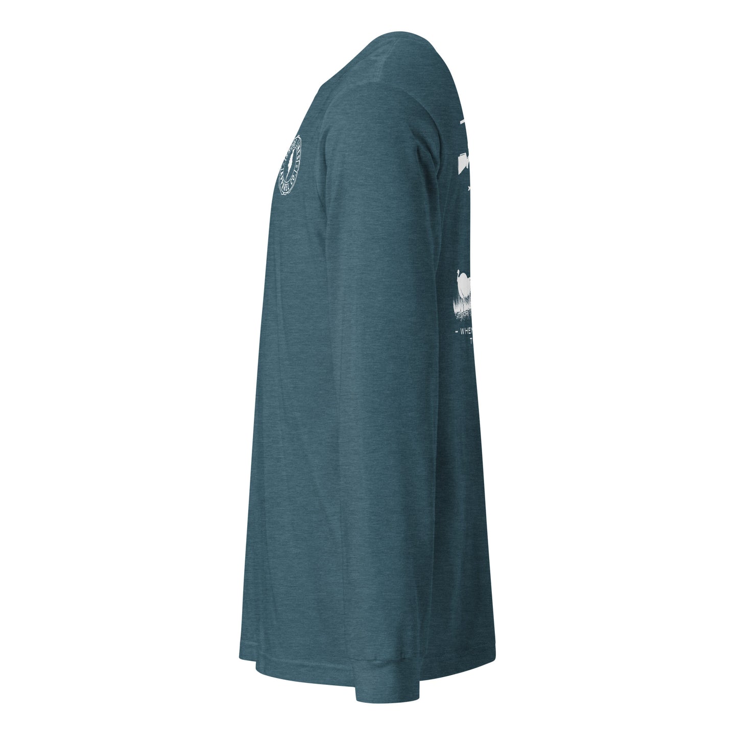 Hunt | Core LS-teal-Shore Lines Apparel Co.