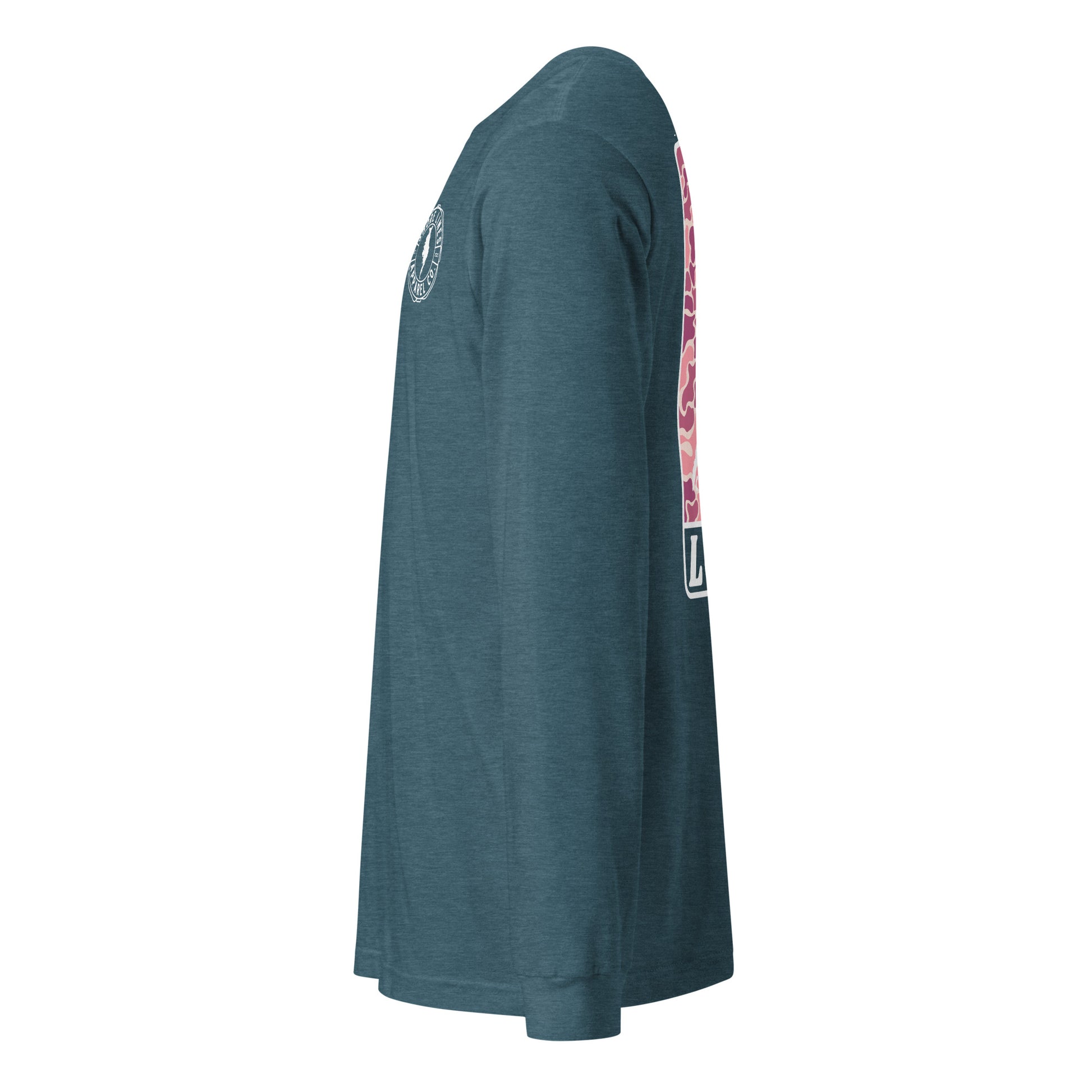 LOCAL (pink) | Long Sleeve P-teal-Shore Lines Apparel Co.
