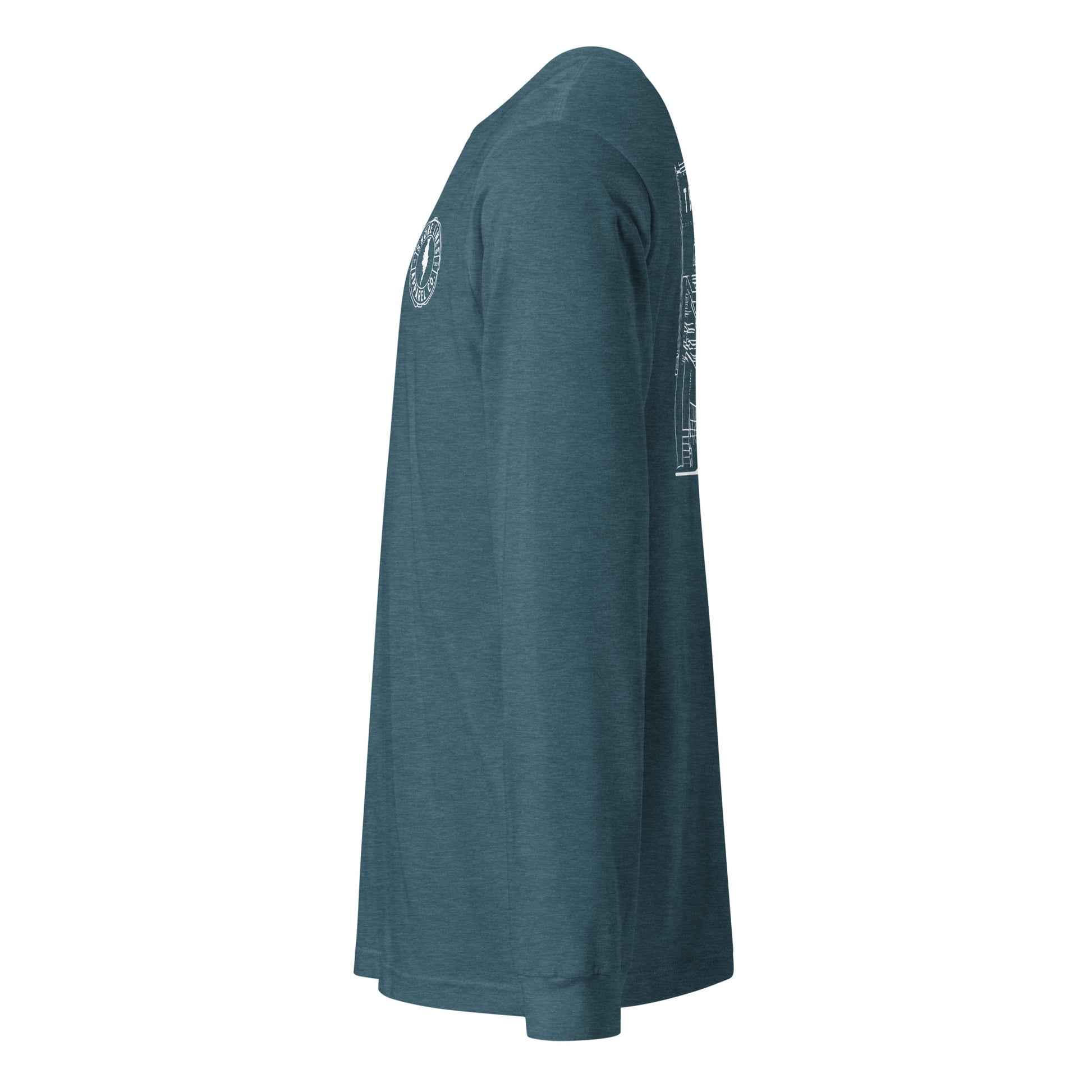 The Right Side CBBT | Long Sleeve P-teal-Shore Lines Apparel Co.