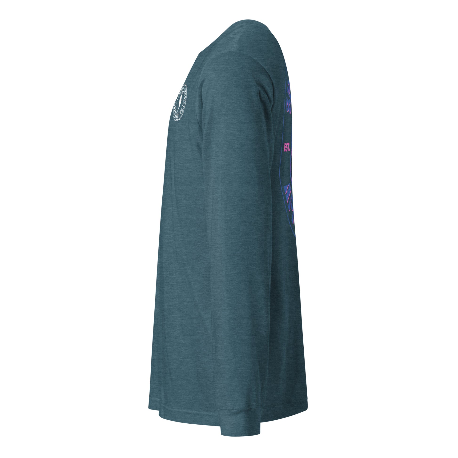 Shore Lines Retro | Long Sleeve P-teal-Shore Lines Apparel Co.