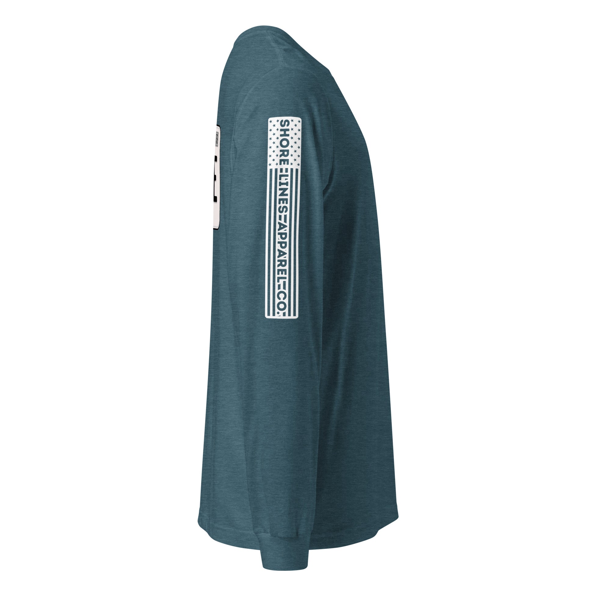 License Plate | Long Sleeve P-teal-Shore Lines Apparel Co.