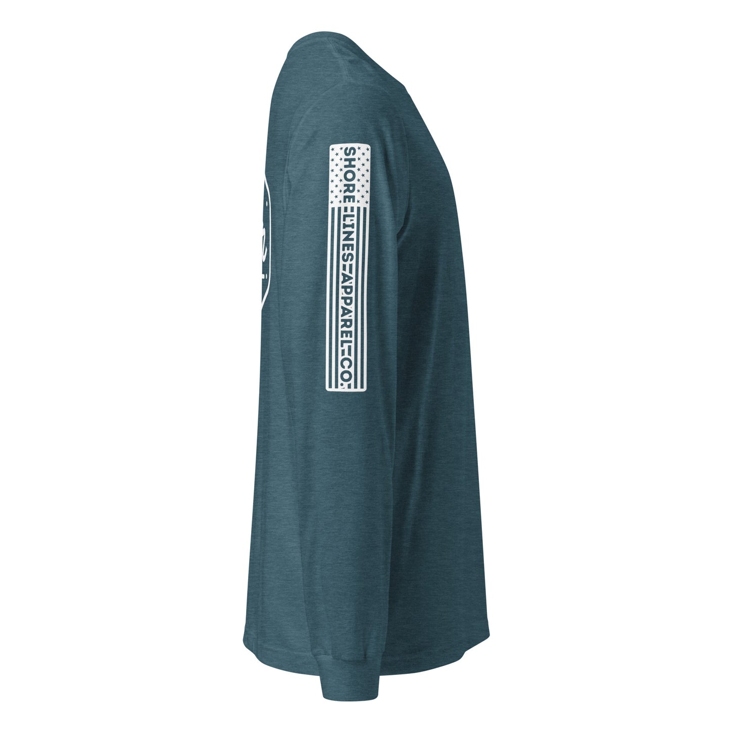 Slower Lower | Long Sleeve P-teal-Shore Lines Apparel Co.™